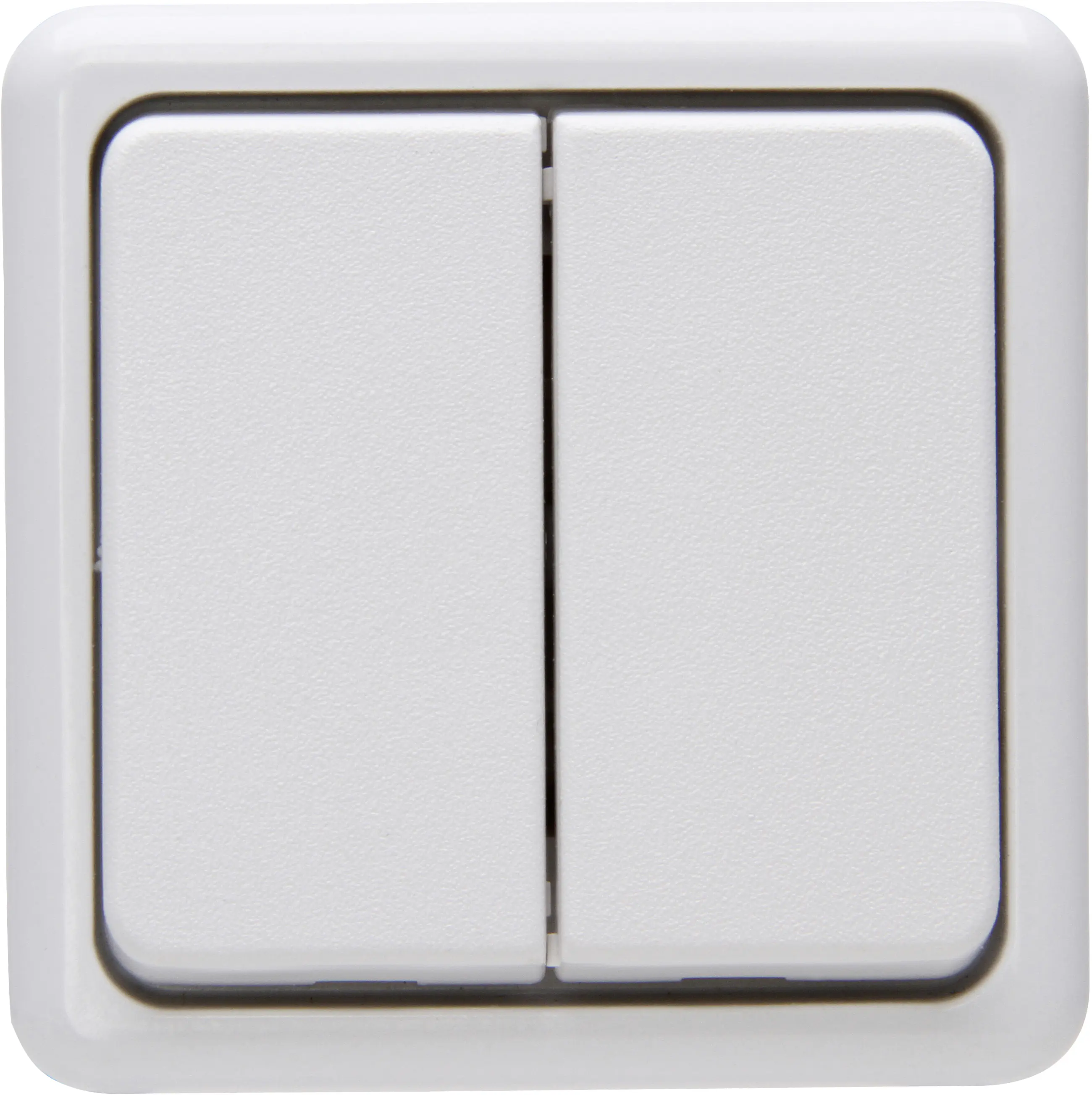 Kopp Serienschalter Aufputz Standard, arktisweiß, 513502002