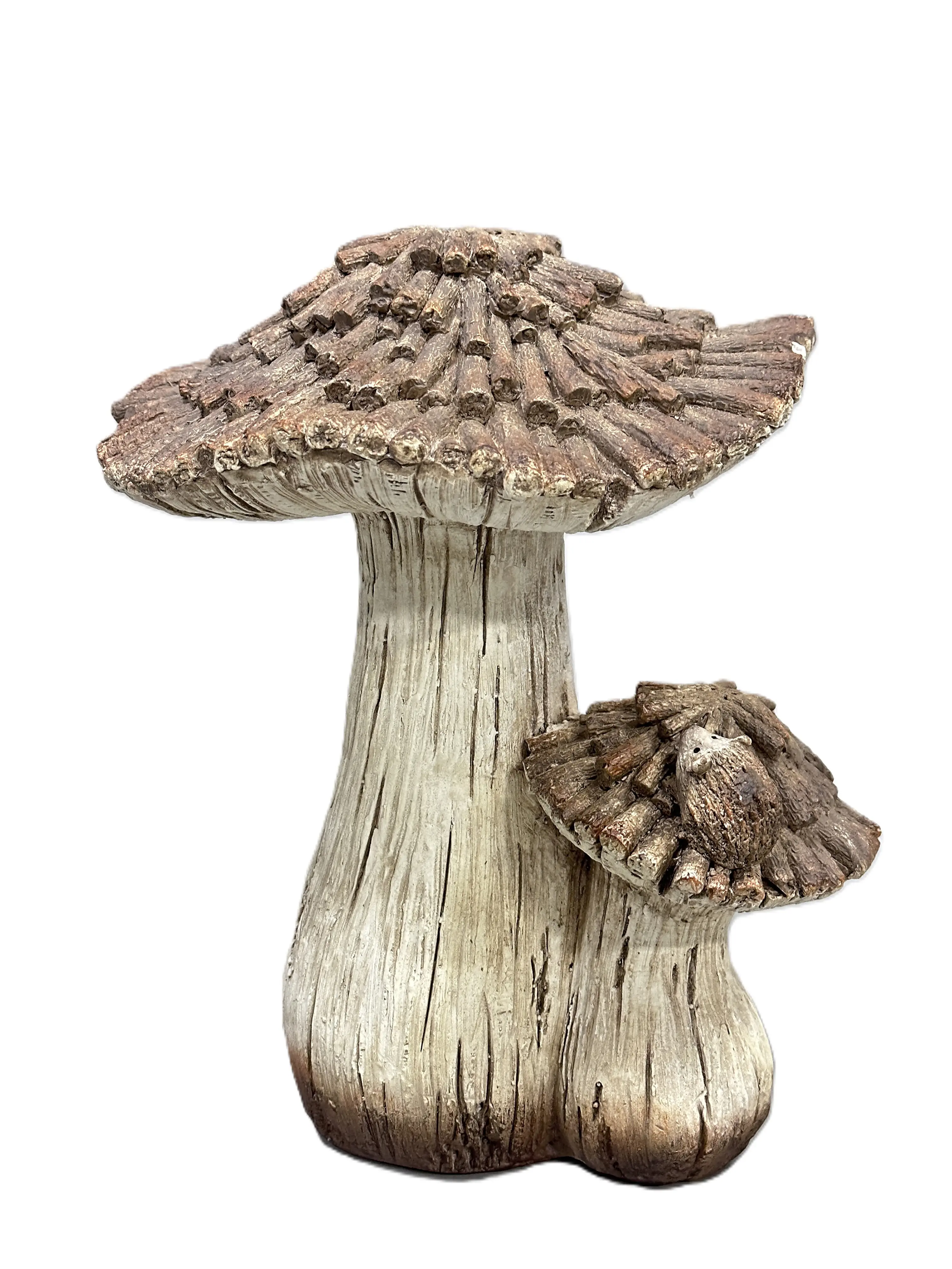 TrendLine Dekofigur Magnesia Pilz 33 cm braun-weiß