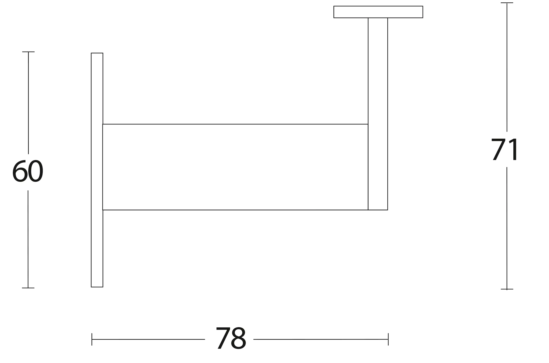 Intersteel Geländerhalter Edelstahl gebürstet mit Auflage