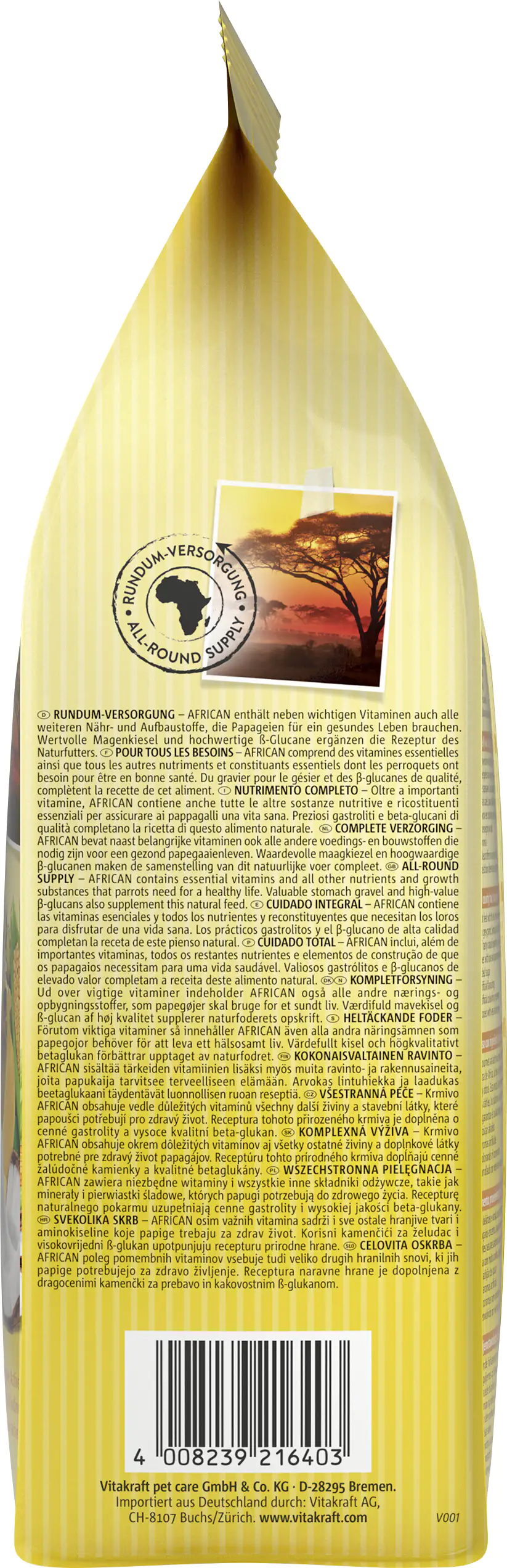 Vitakraft AFRICAN afrikanischer PA 750 g Vitakraft AFRICAN afrikanischer PA 750 g