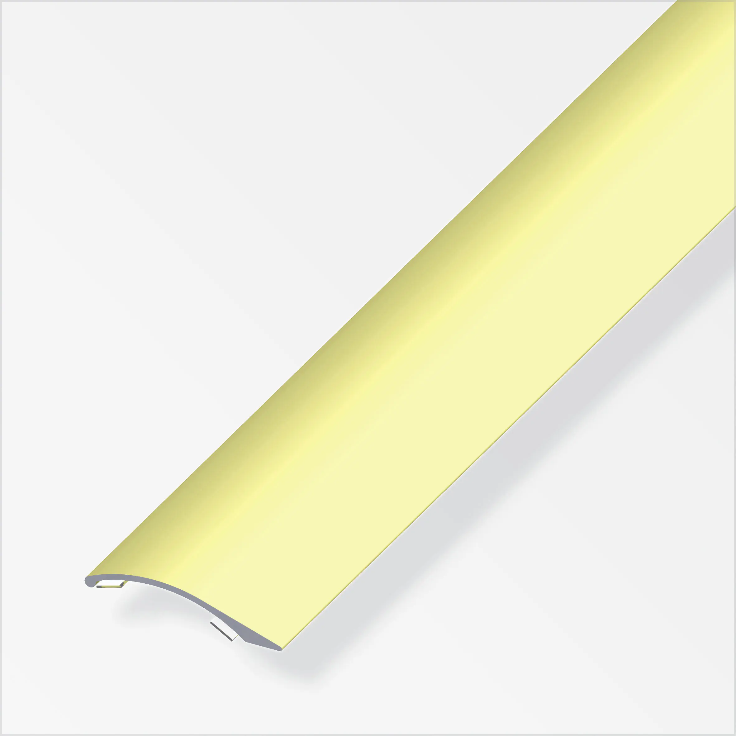 alfer Ausgleichsprofil 1 m, 38.5 x 7.5 mm Aluminium eloxiert messing