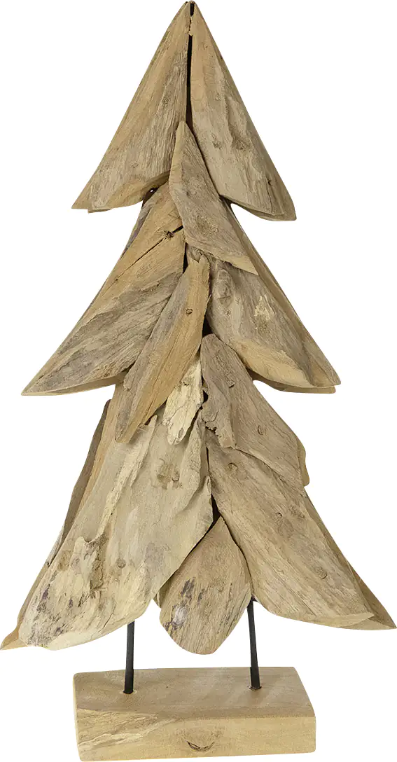 Dijk Teakholz Weihnachtsbaum 24 x 10 x 48 cm mit Fuß Dijk Teakholz Weihnachtsbaum 24 x 10 x 48 cm mit Fuß