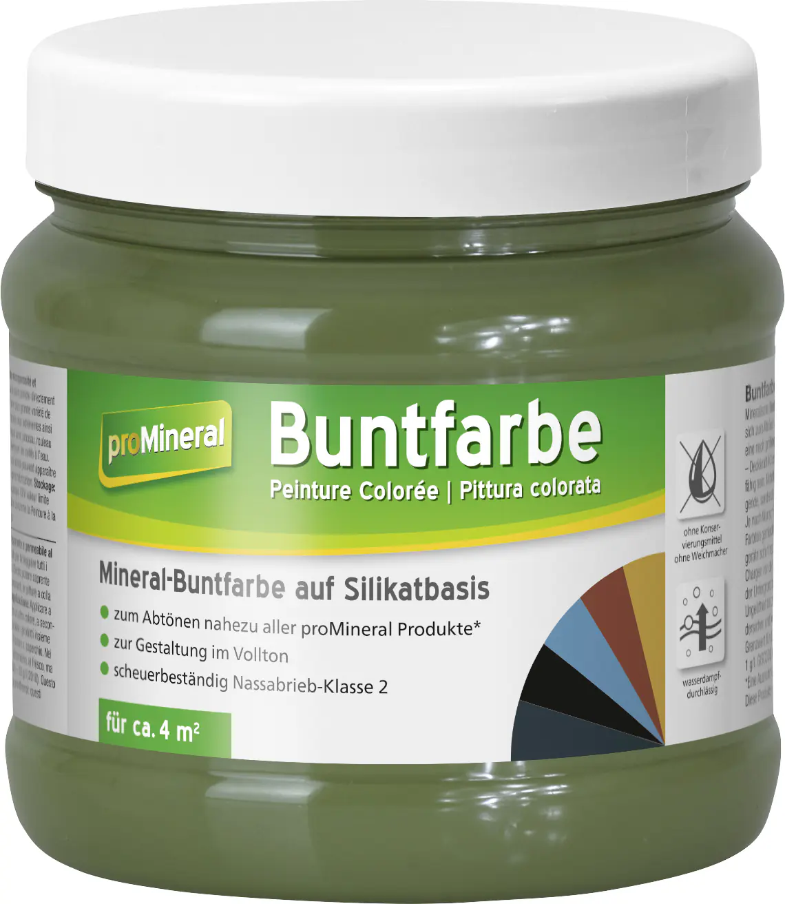 proMineral Buntfarbe Frischer Farn 750 ml