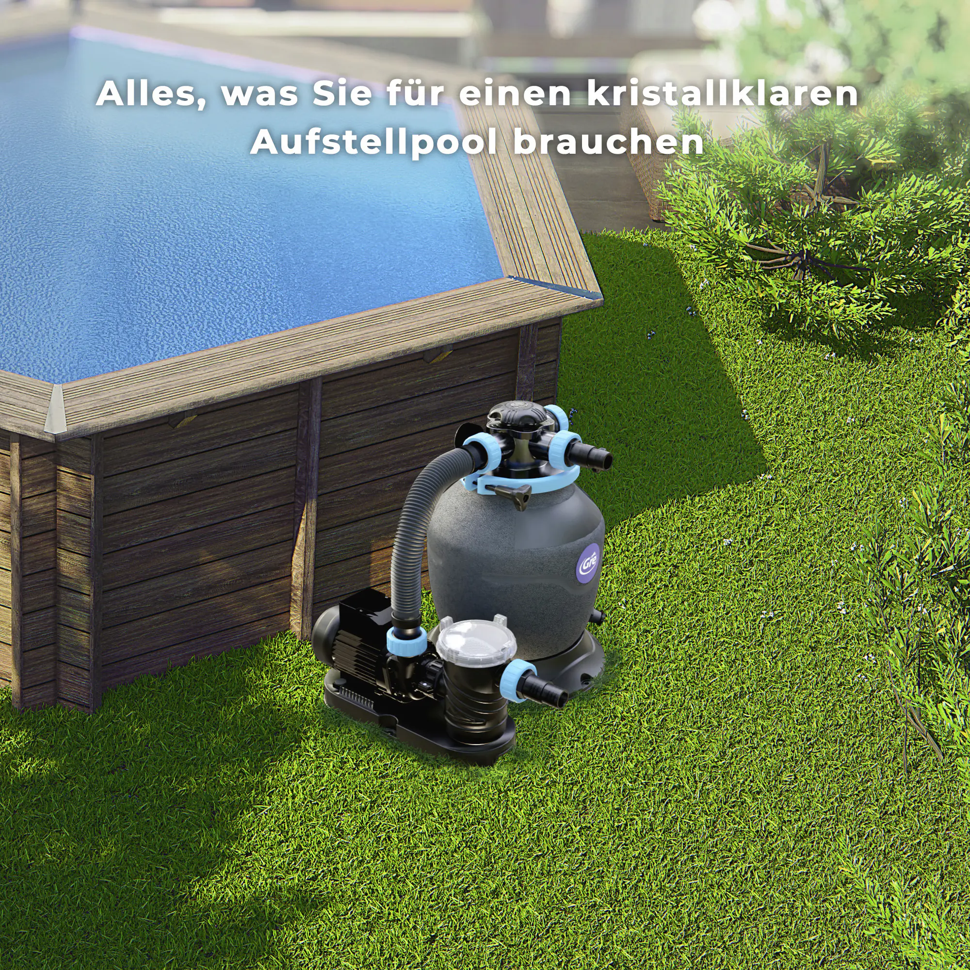 Gre Sandfilteranlage 4 m³/h