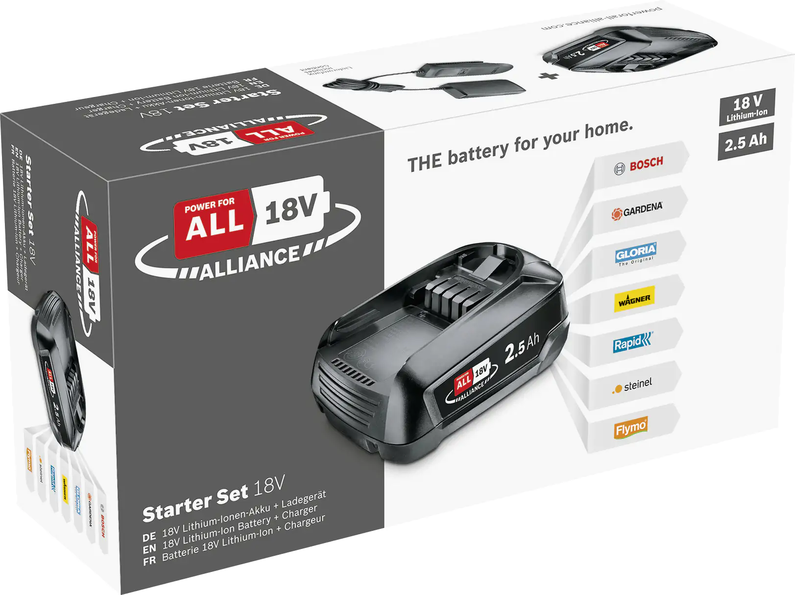 Bosch Akku Starter-Set 18 V 2,5 Ah Akku & Ladegerät Bosch Akku Starter-Set 18 V 2,5 Ah Akku & Ladegerät