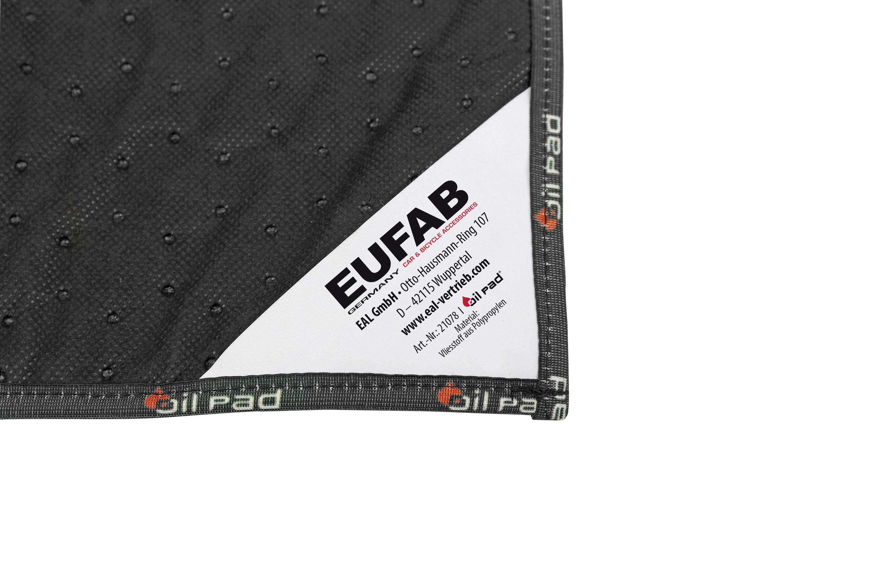 EUFAB OilPad-Umweltschutzmatte indoor mit Saum 60x80cm EUFAB OilPad-Umweltschutzmatte indoor mit Saum 60x80cm