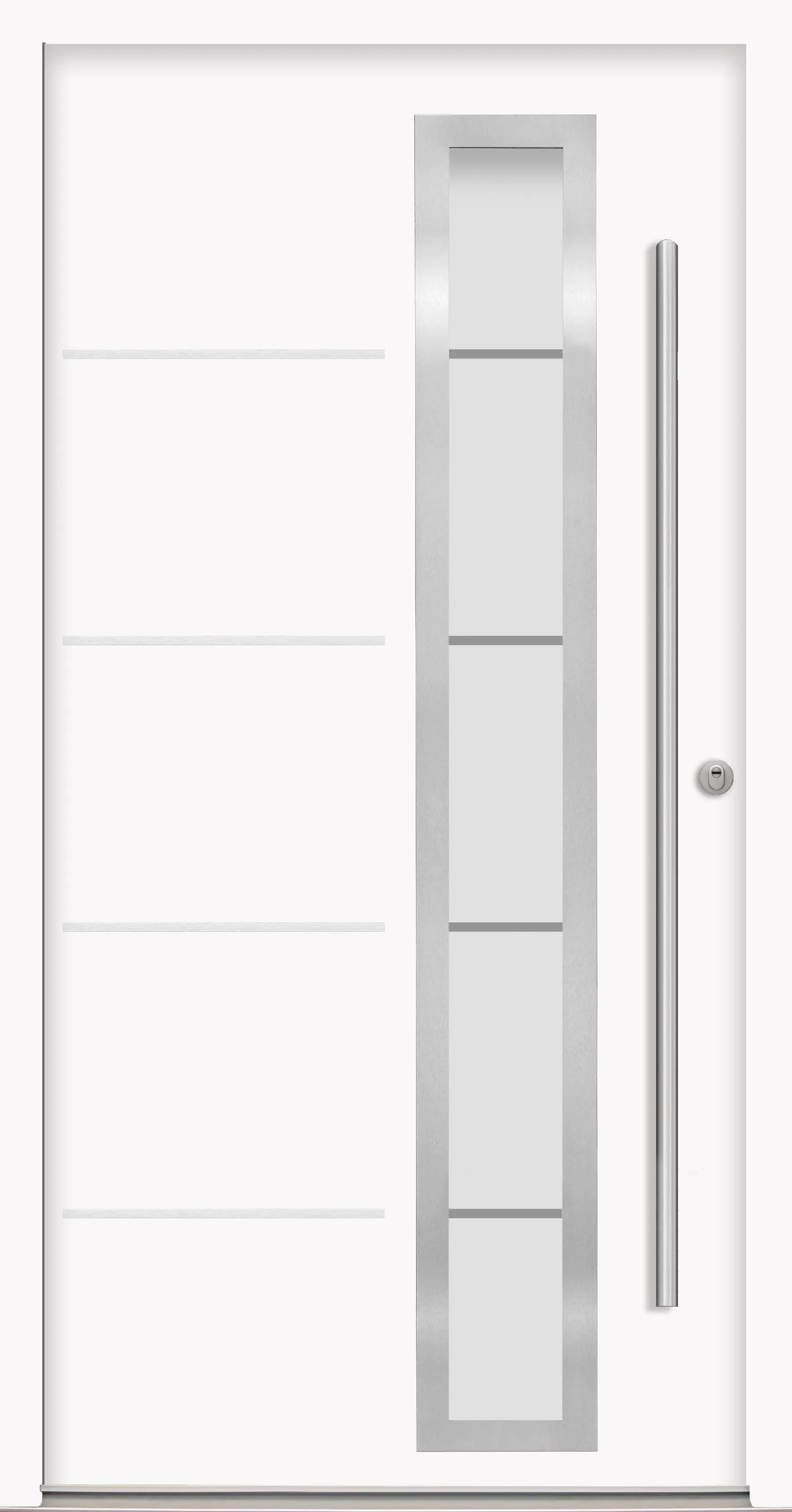Splendoor Haustür Passivedoor Premium B06 RC2 Weiß DIN Rechts 100 x 210 cm