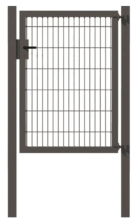 Alberts Stabgitter-Einzeltor Flexo 100 x 100 cm Typ 6/5/6 anthrazit zE
