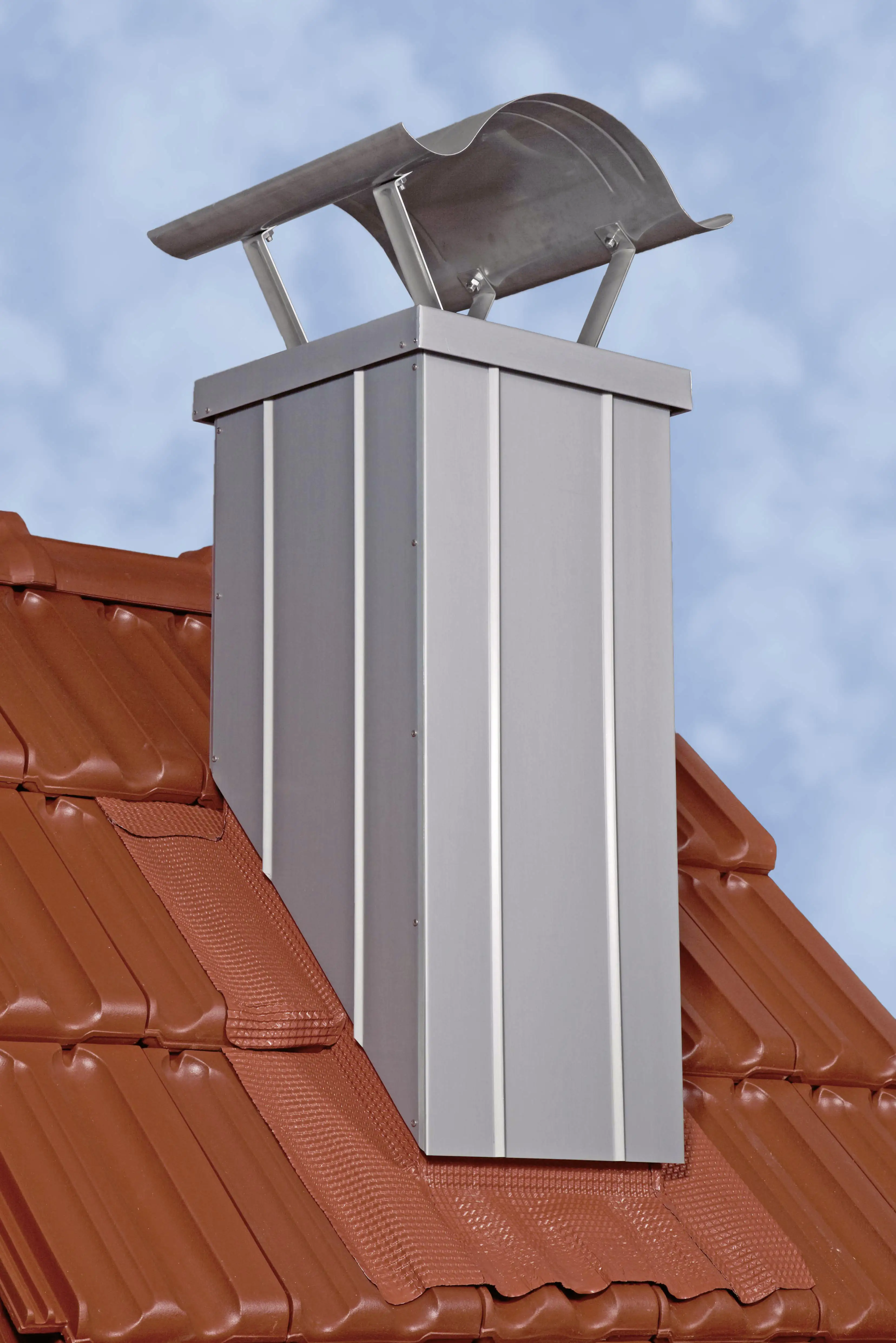 Sarei Kamin- und Wandanschluss Alu-Flex 5 m x 300 mm anthrazit