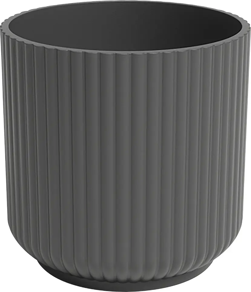 Artevasi Übertopf Luna Keramik anthrazit matt Ø 15 x 15 cm 