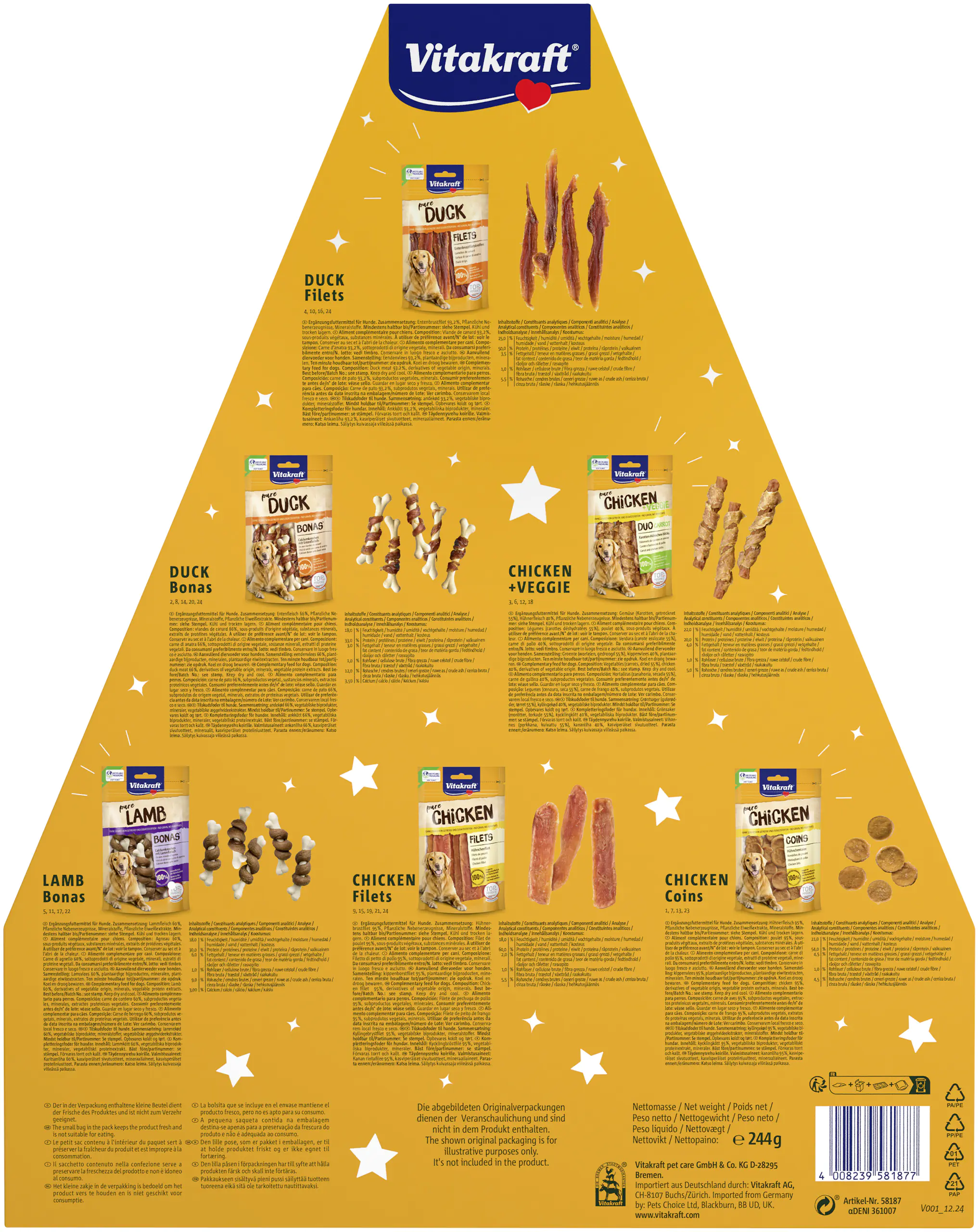 Vitakraft Adventskalender für Hunde Vitakraft Adventskalender für Hunde