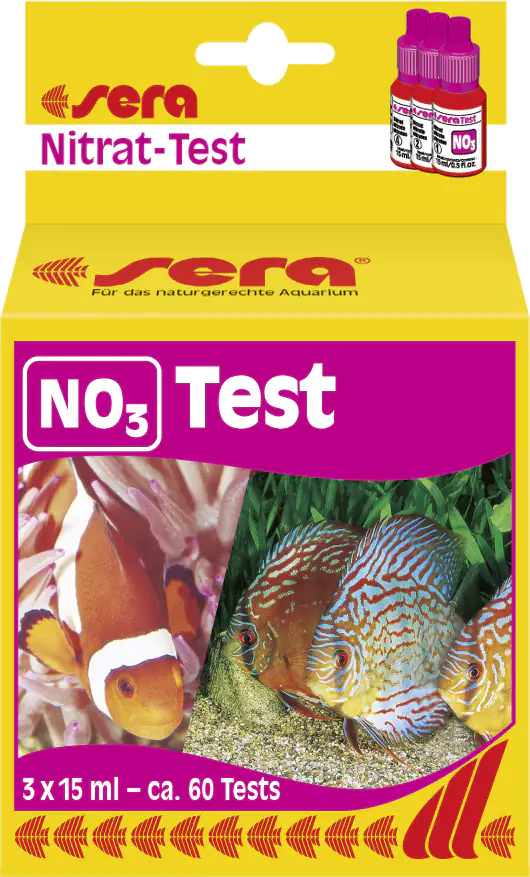Sera Aquariumwassertester Nitrat NO3 Test 3 x 15 ml