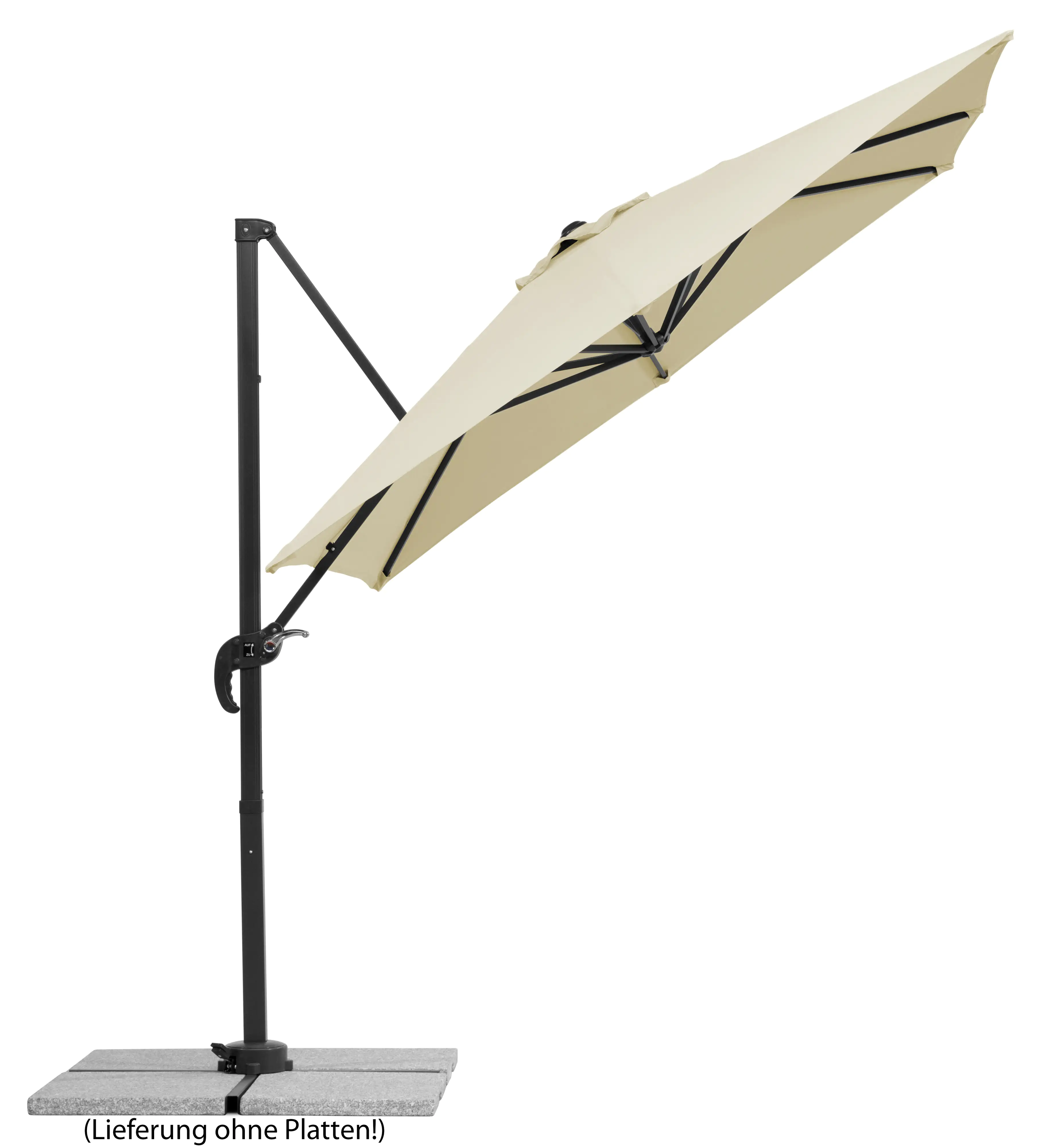 Schneider Sonnenschirm Rhodos Junior natur 230 x 230 cm Schneider Sonnenschirm Rhodos Junior natur 230 x 230 cm
