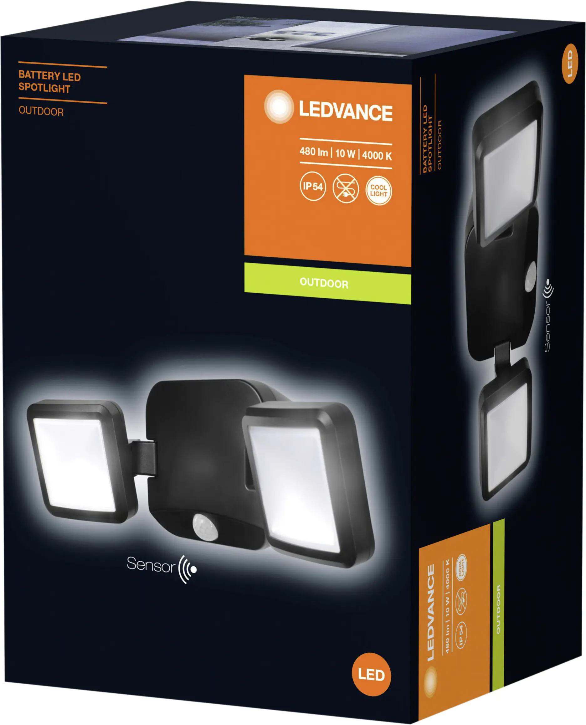 Ledvance LED Spotlight Double schwarz