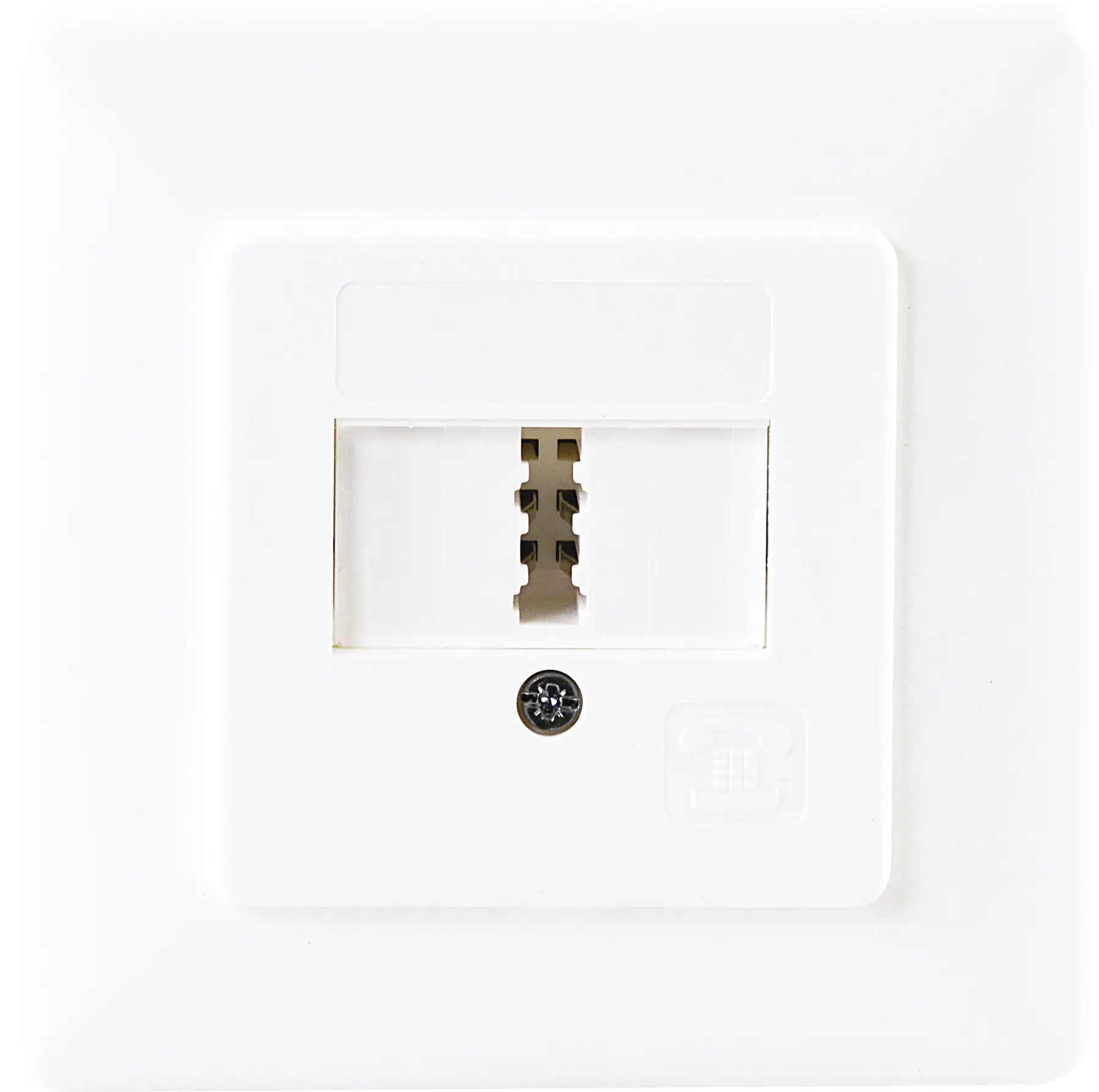 Schwaiger Telefon Anschlussdose TDU2216 532 TAE (F) weiß, Unterputz, 1x TAE (F)