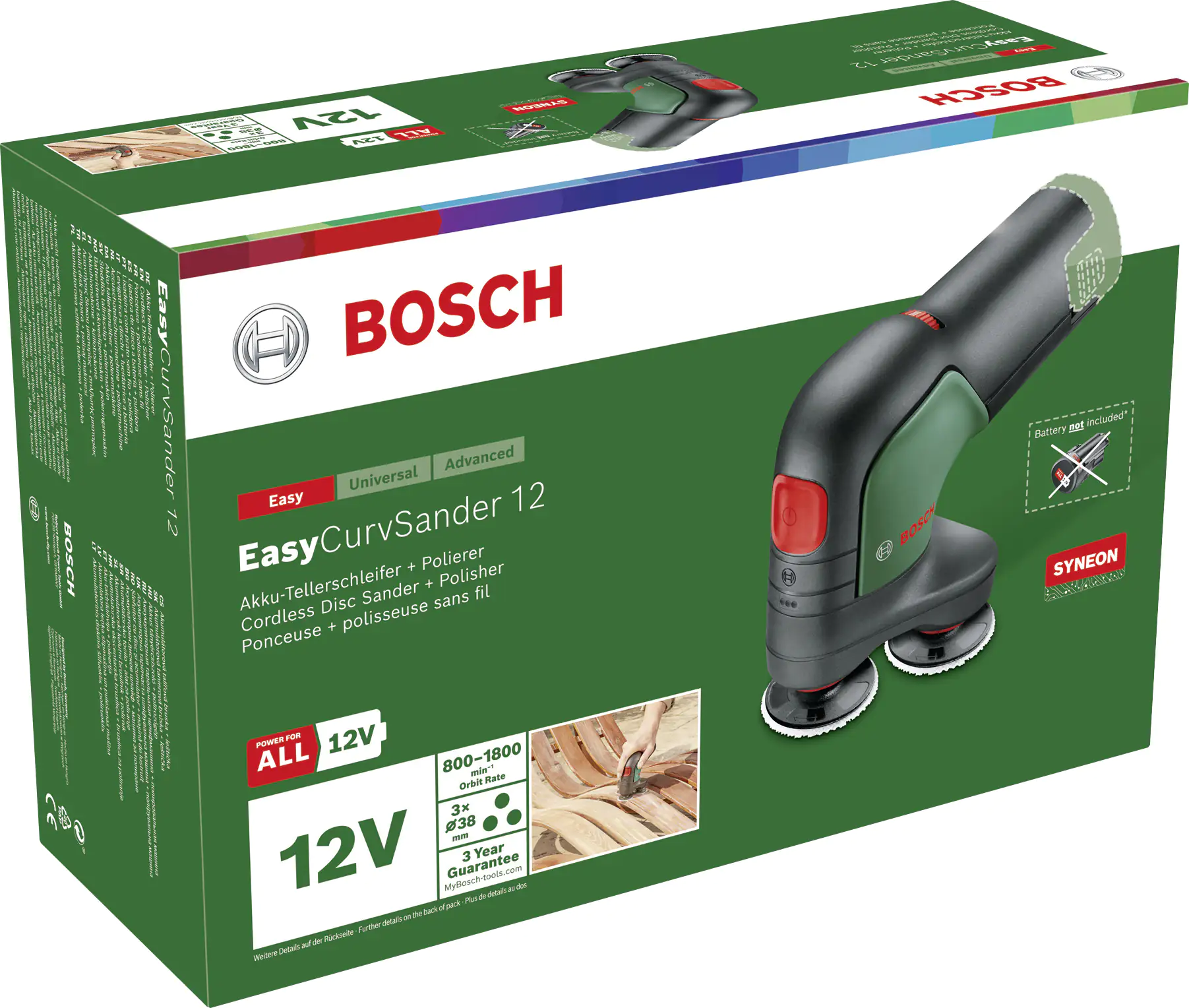 Bosch Schleifer EasyCurv Sander 12 V Bosch Schleifer EasyCurv Sander 12 V