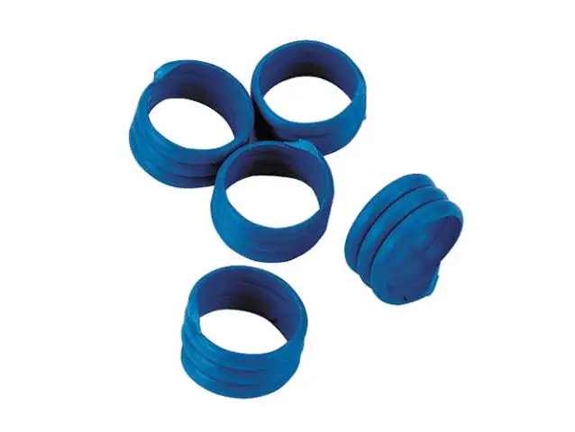 Kerbl Geflügelringe blau 20 Stück