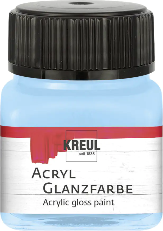 Kreul Acryl Glanzfarbe hellblau 20 ml