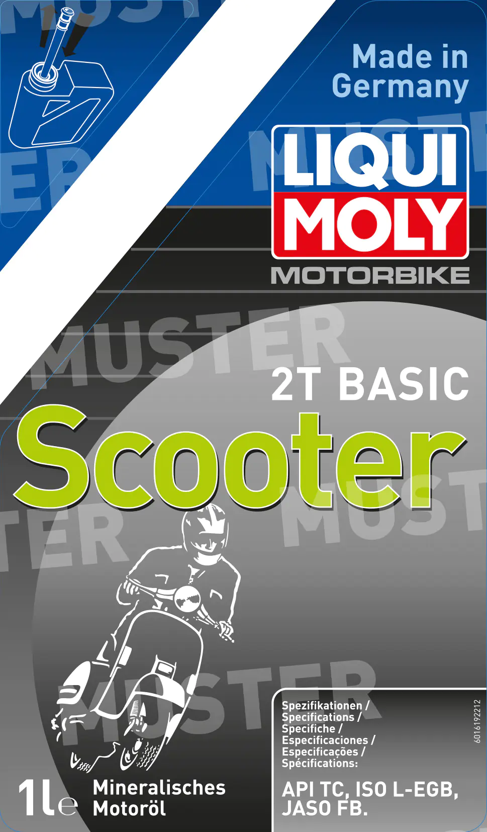 Liqui Moly 2-Takt Motoröl 2T Basic Scooter Street 1 L Liqui Moly 2-Takt Motoröl 2T Basic Scooter Street 1 L