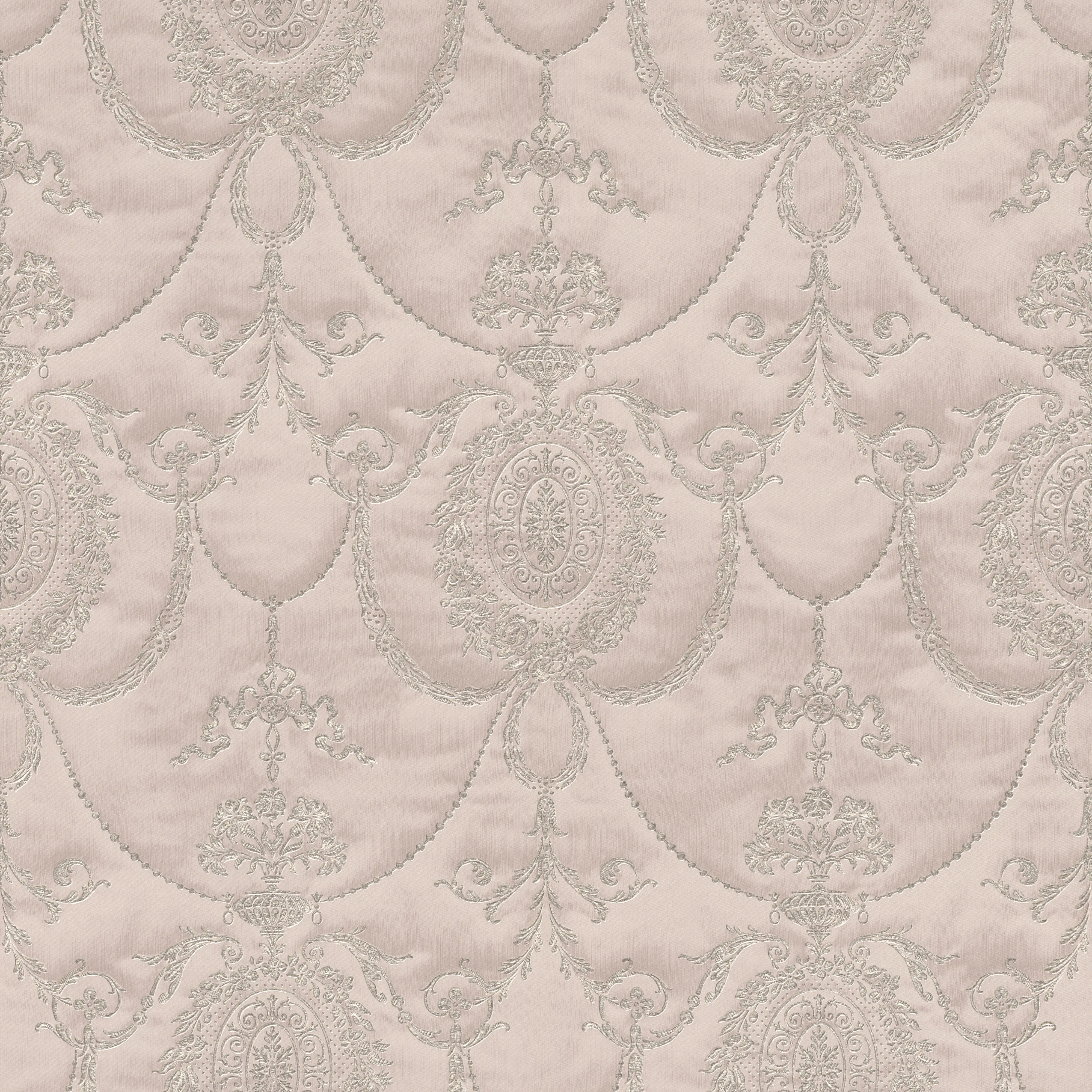 Rasch Vliestapete 570823 Trianon XIII ornament rose, 10,05 x 0,53 m