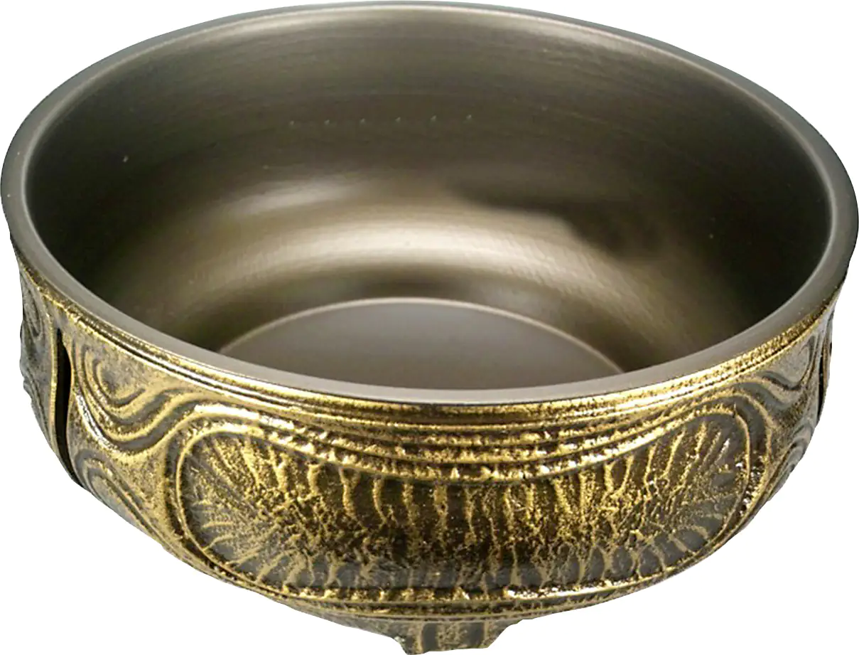 Grabschale 34 cm bronze