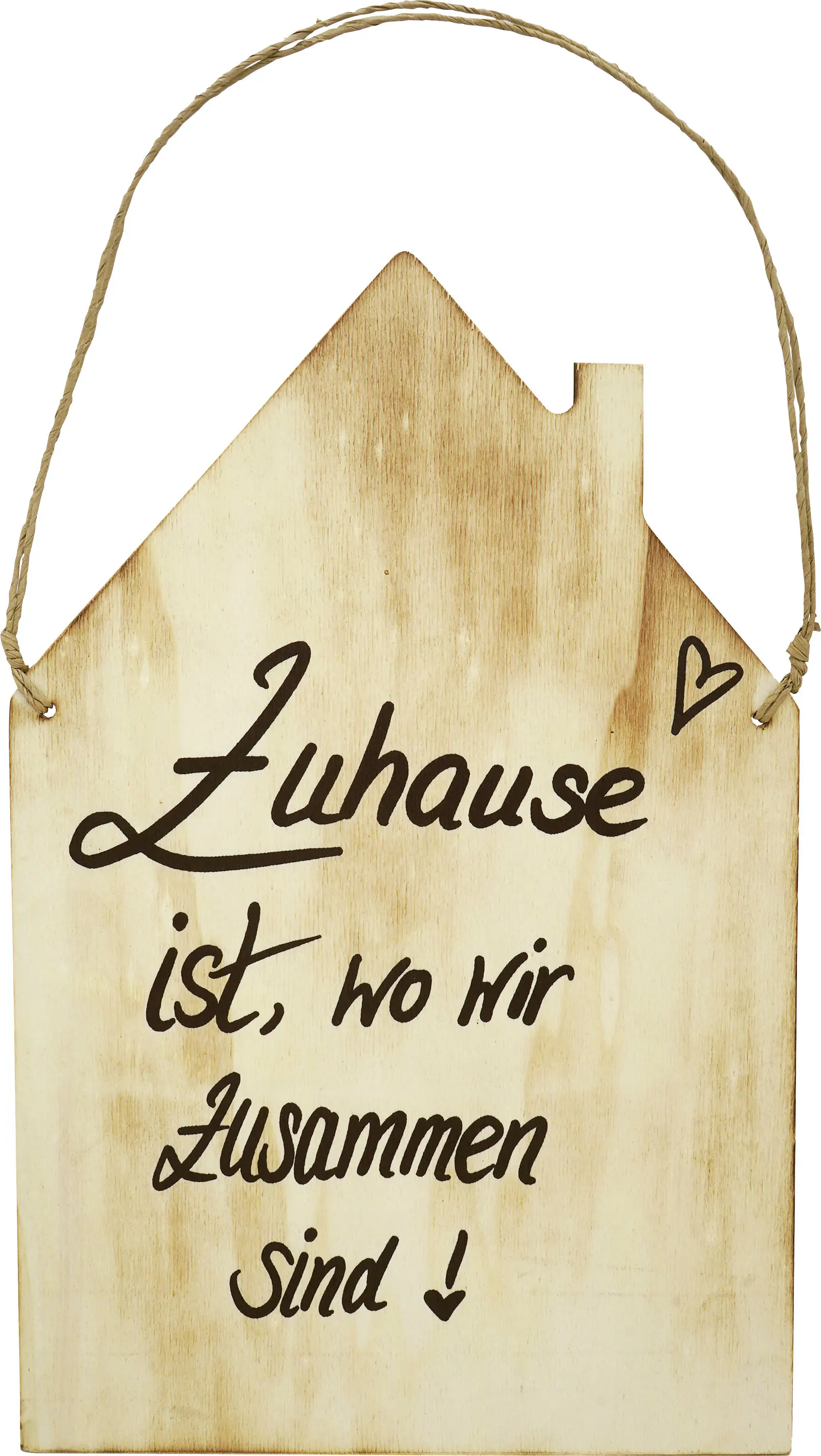 Badeko Haus Zuhause 40 x 25 cm natur  Badeko Haus Zuhause 40 x 25 cm natur