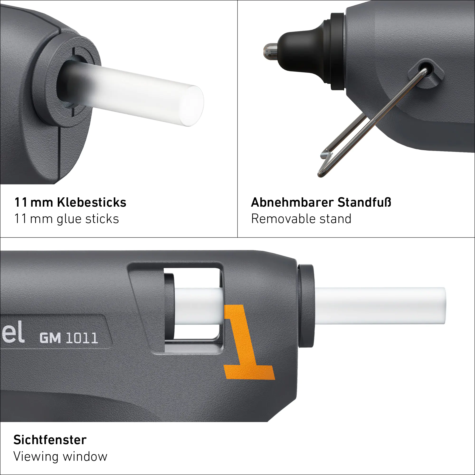 Steinel Heißklebepistole GlueMatic 1011 inkl. 2 Klebesticks  Steinel Heißklebepistole GlueMatic 1011 inkl. 2 Klebesticks