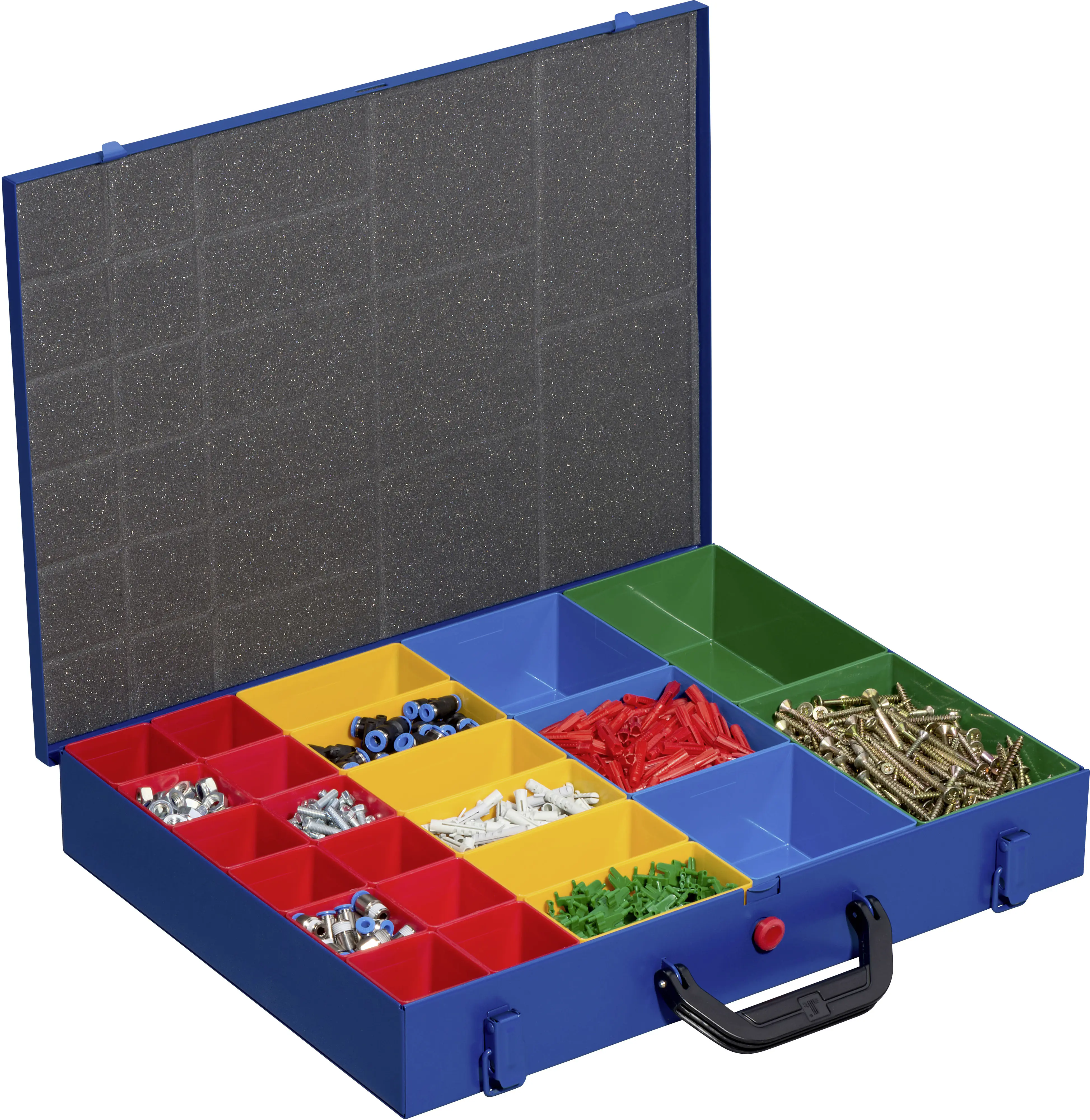 Allit Profi-Metall-Kleinteilekoffer EuroPlus Pro M 44H-23 blau
