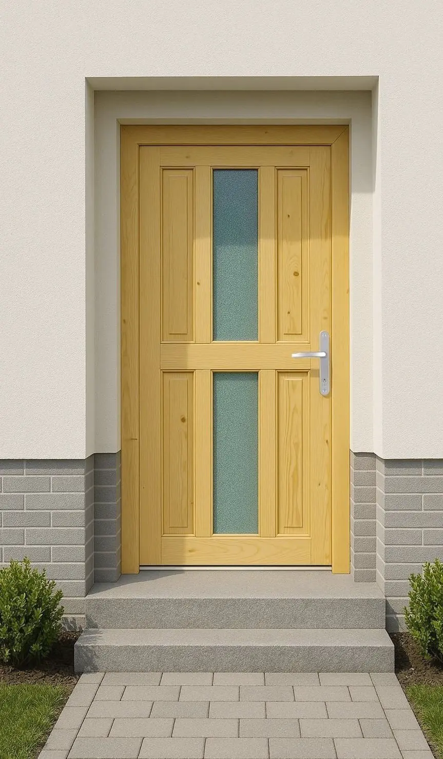 Panto Nebeneingangstür Holz 506 98 x 198 cm DIN links