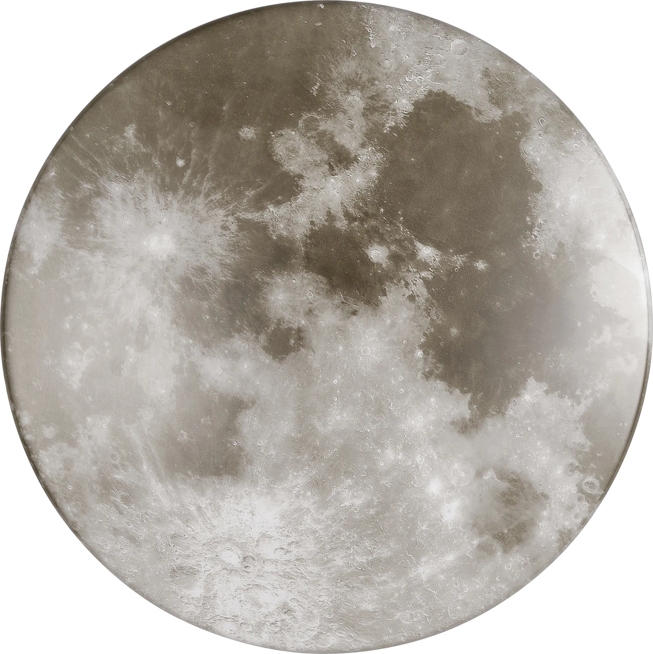 Trio Leuchten LED Deckenleuchte Moonika 15W, braun