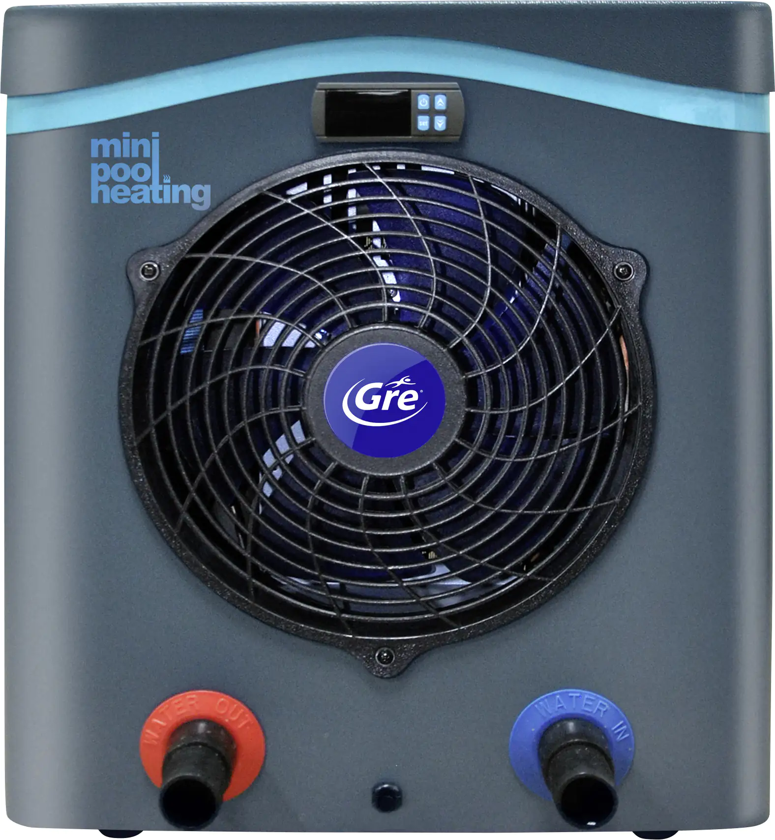 Gre Mini-Wärmepumpe Pool bis 40 m³ 43,5 x 43 x 46 cm