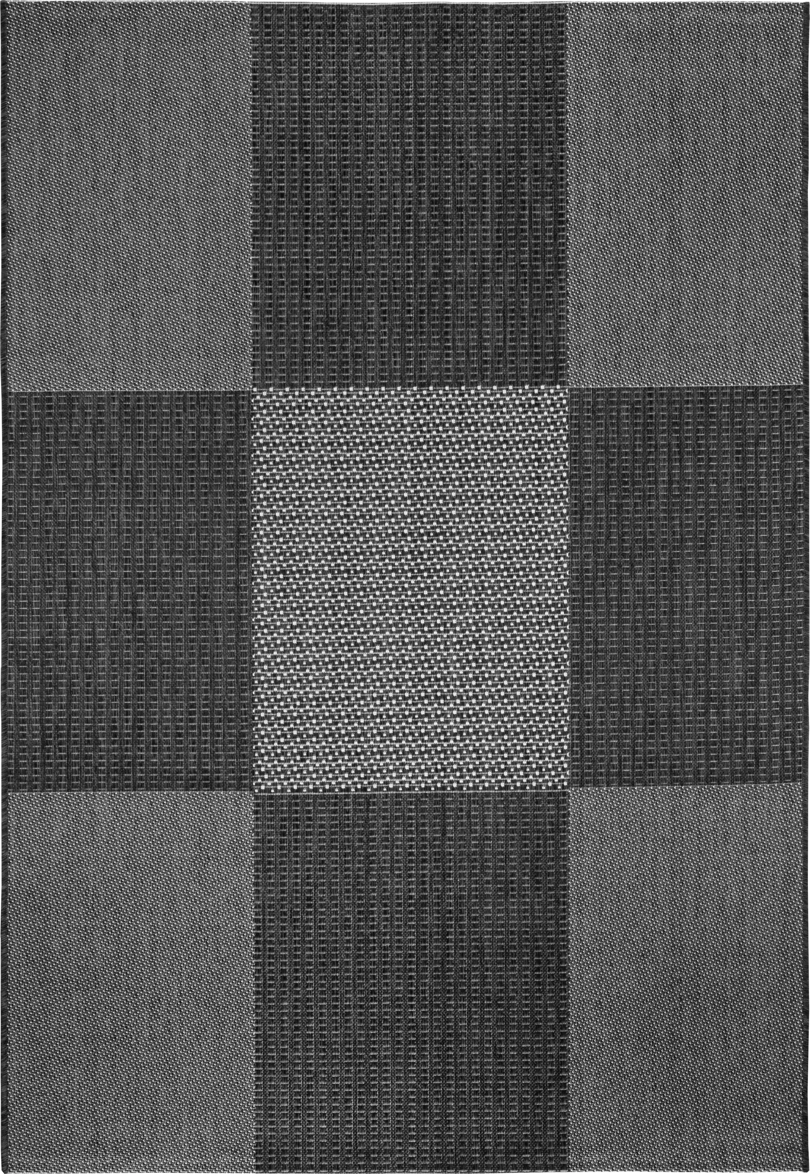 4002398908940 Andiamo Outdoorteppich Arizona anthrazit, 133 x 190 cm