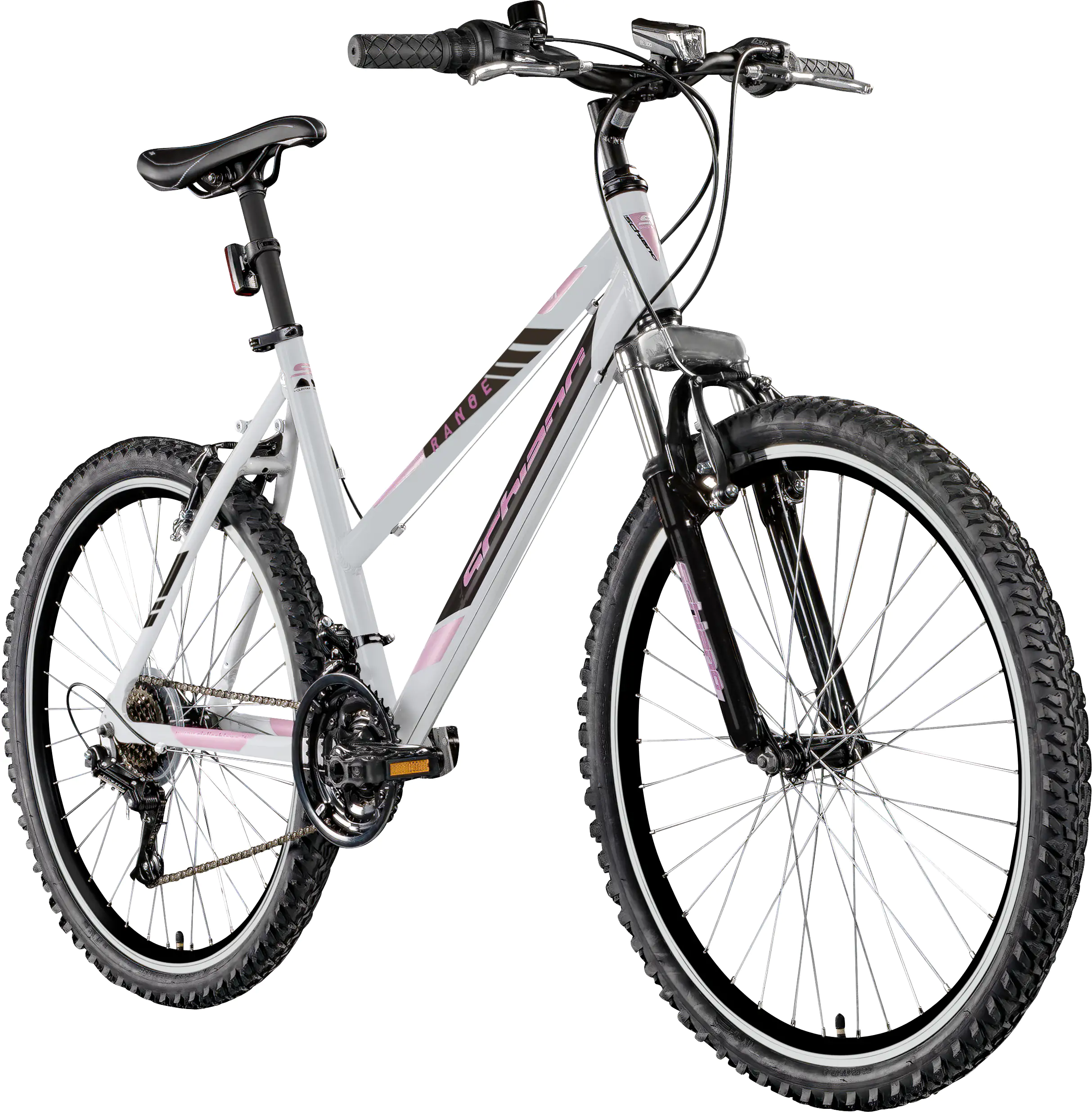 Schiano Alu Mountainbike 26 Zoll RH 48cm 18-Gang weiß pink