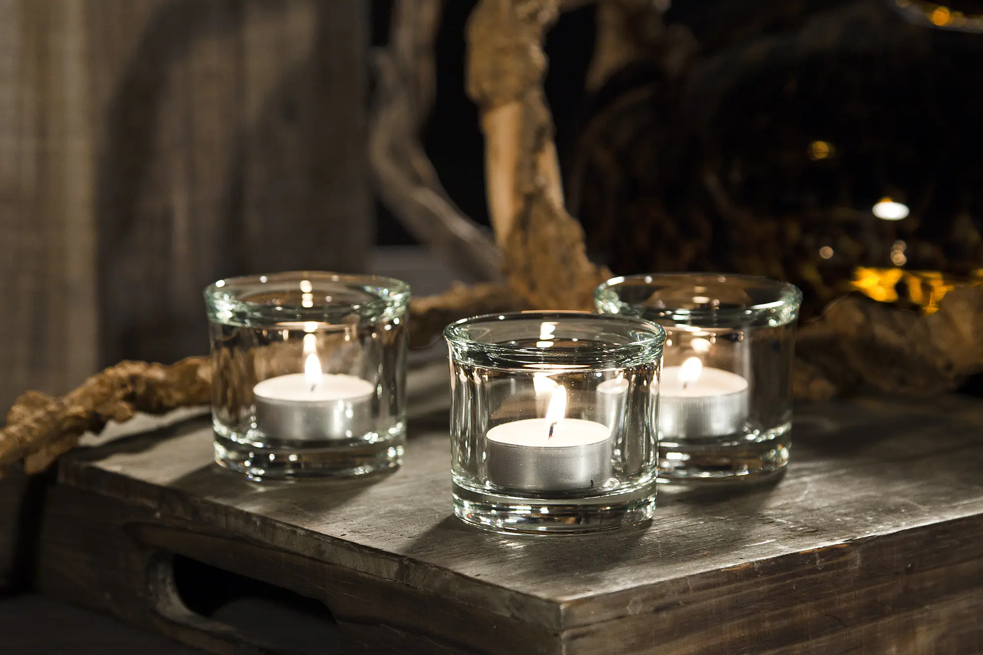 Villa Verde Teelichter Ø 3,4 x 1,4 cm weiß 100er Pack