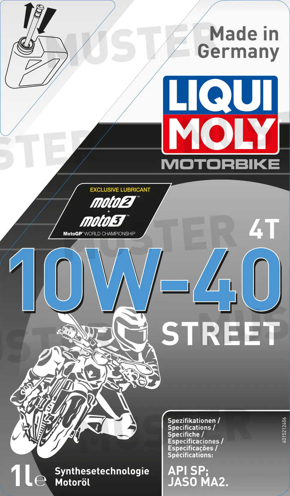 Liqui Moly 4-Takt Motoröl 4T 10W-40 Street 1 L Liqui Moly 4-Takt Motoröl 4T 10W-40 Street 1 L