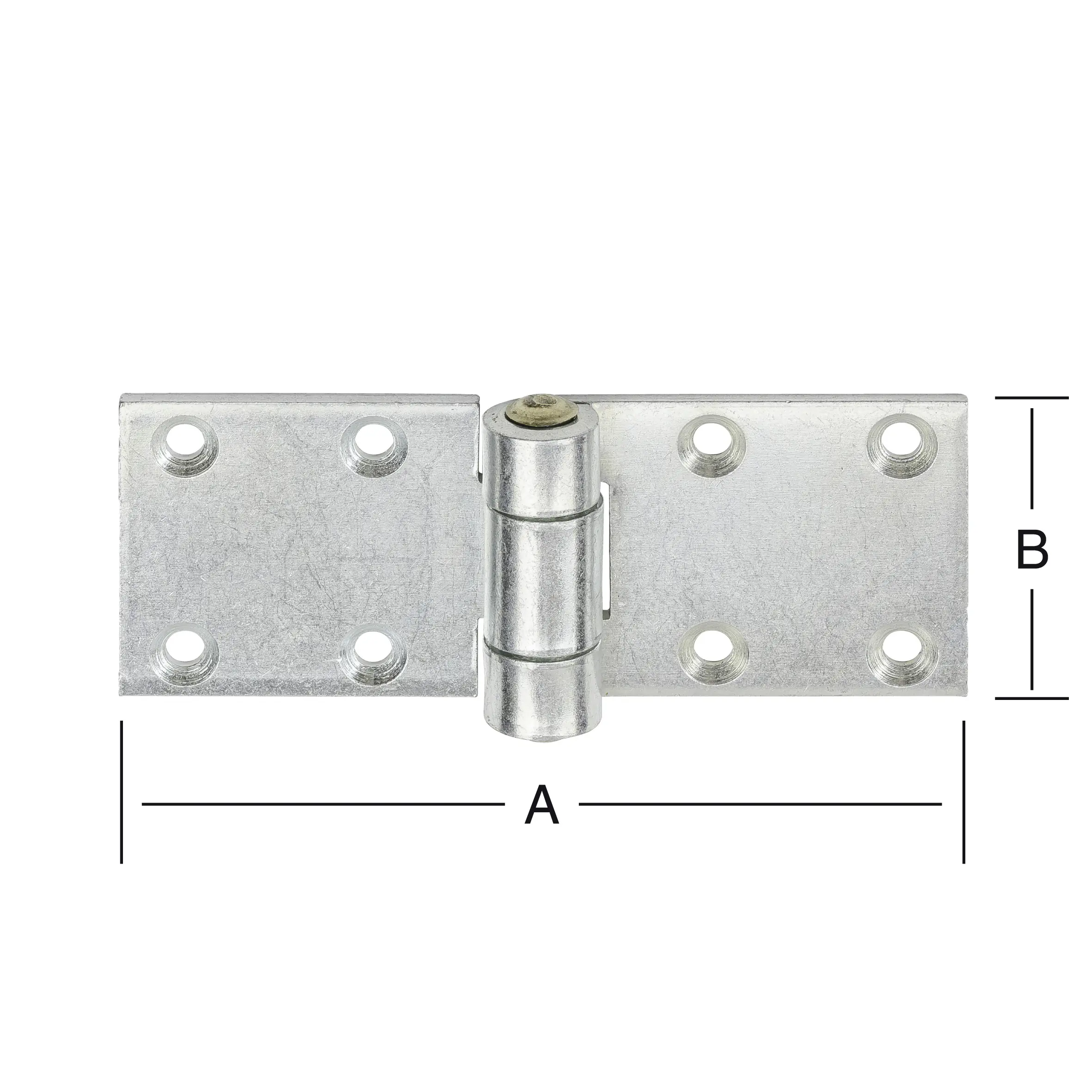 Vormann Breite Scharniere verzinkt 180 x 50 mm
