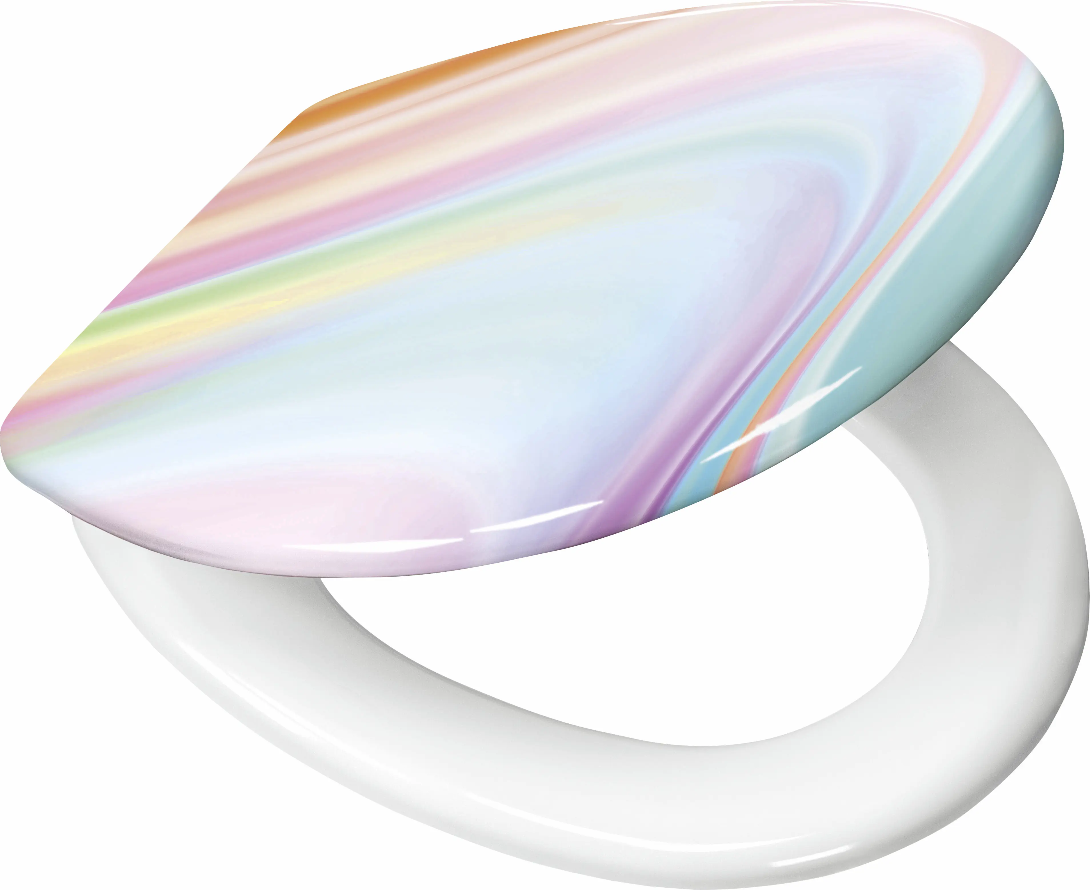 Kleine Wolke WC-Sitz mit Absenkautomatik mehfarbig