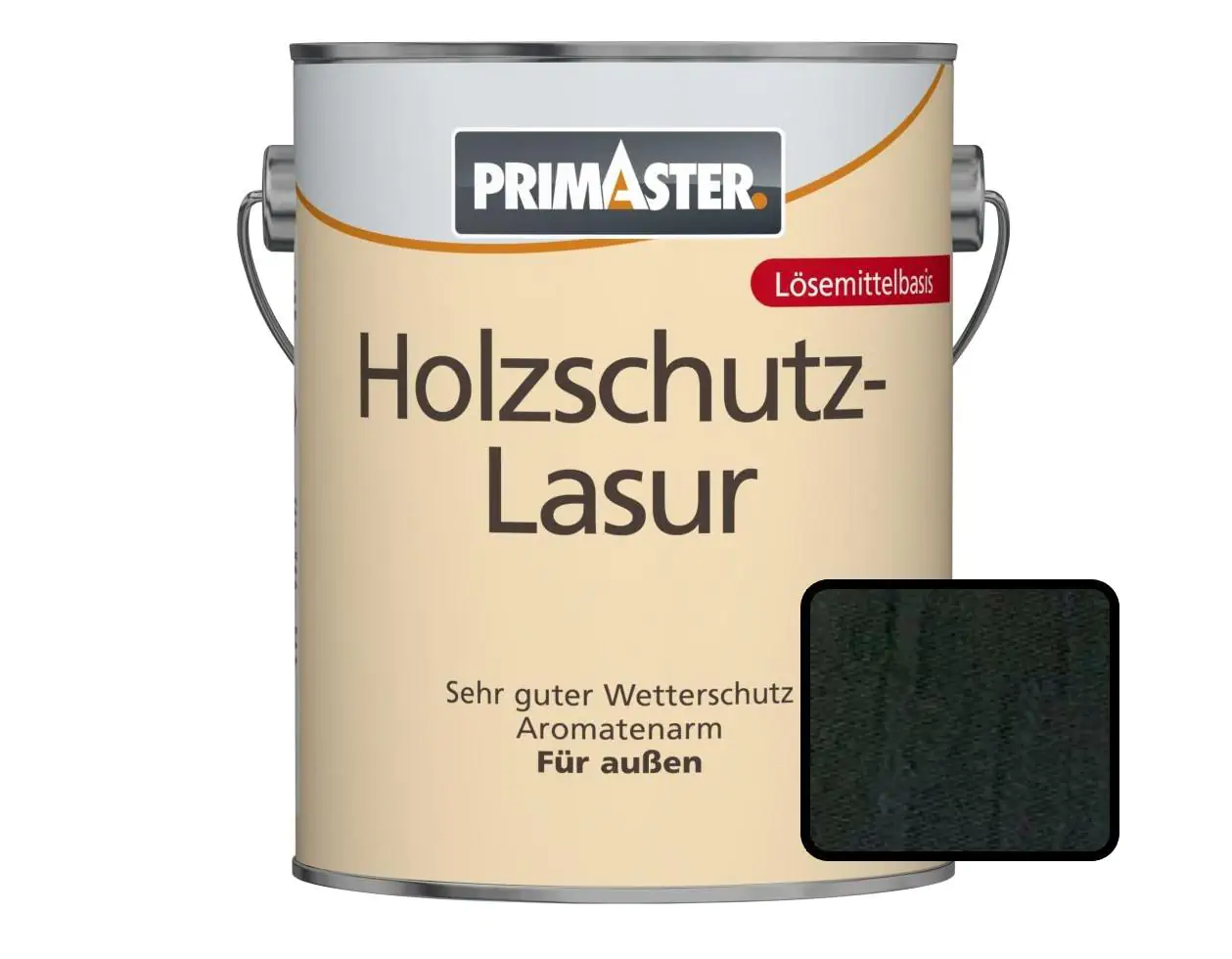 Primaster Holzschutzlasur 2,5 L ebenholz