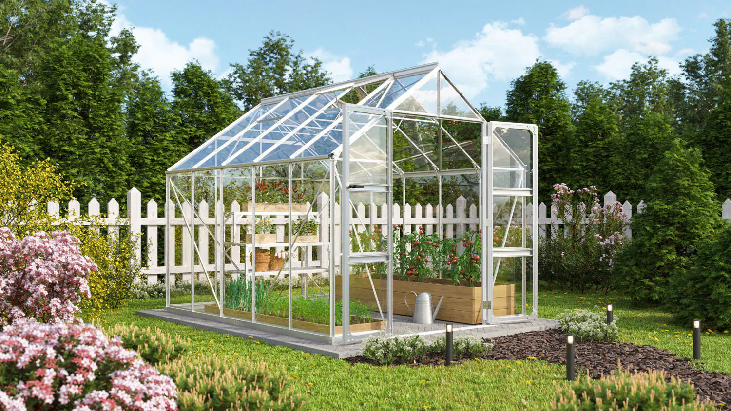 Vitavia Gewächshaus Domus 8300 257 x 324 cm 3 mm Sicherheitsglas