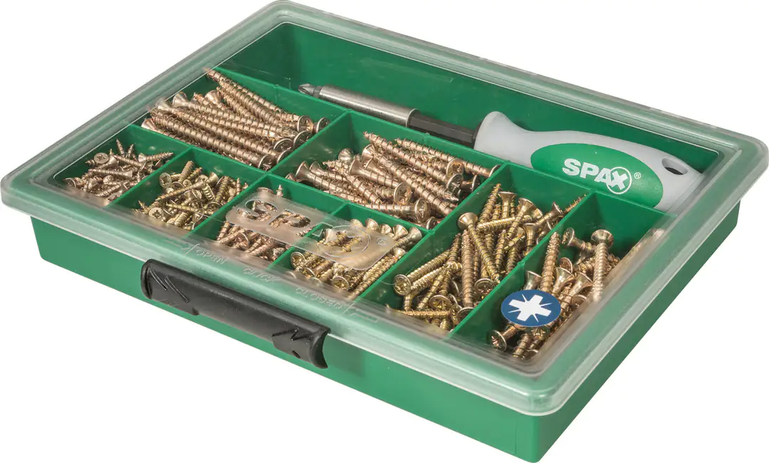 Spax Sortimentskasten - 630 Stk.