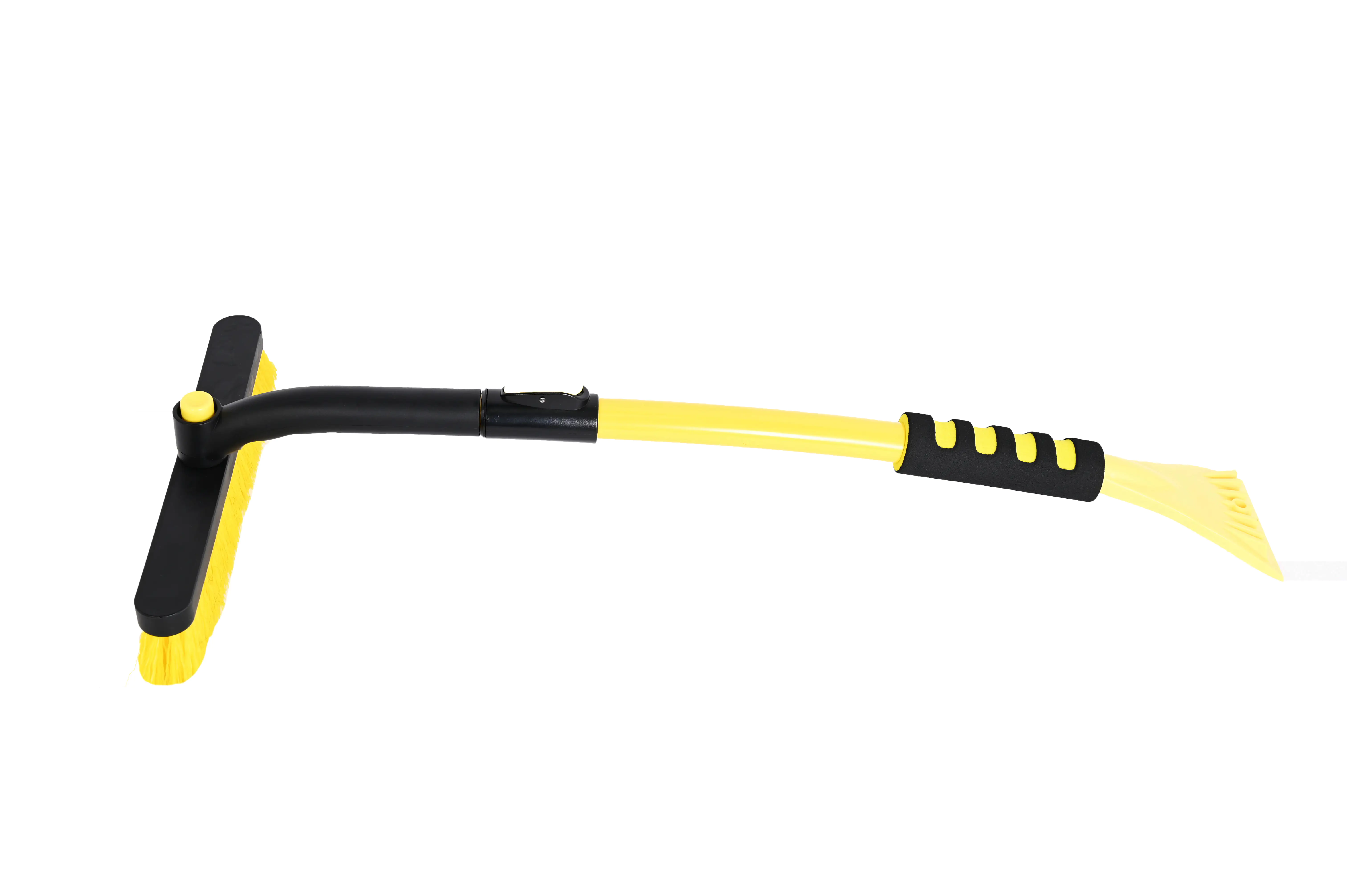 TrendLine Schneebesen mit Eiskratzer 3-stufig verstellbar 72 - 100 cm