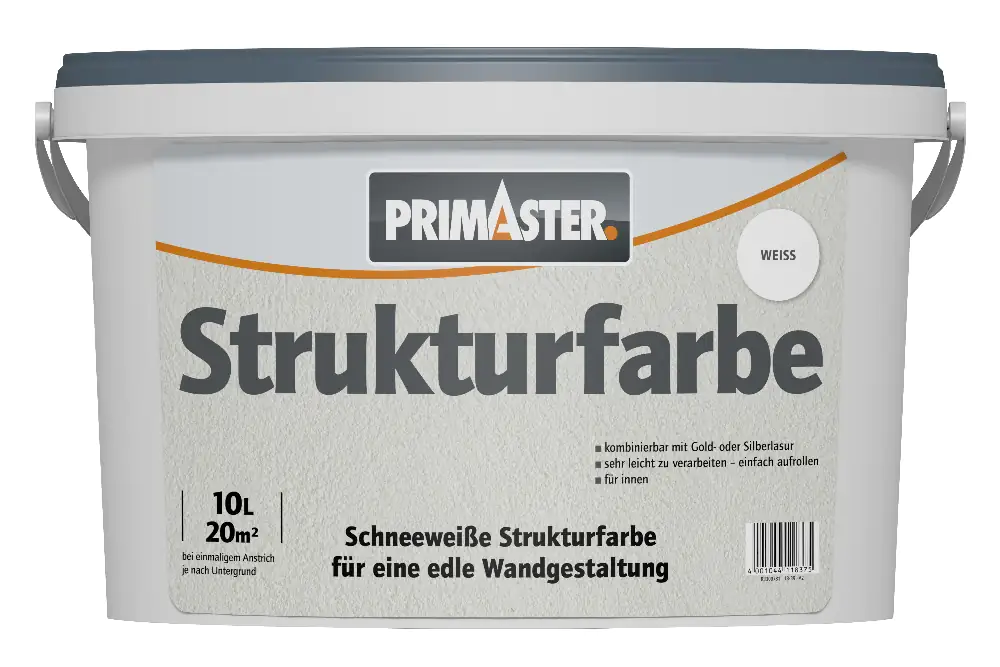 Primaster Strukturfarbe 10 L weiß Primaster Strukturfarbe 10 L weiß