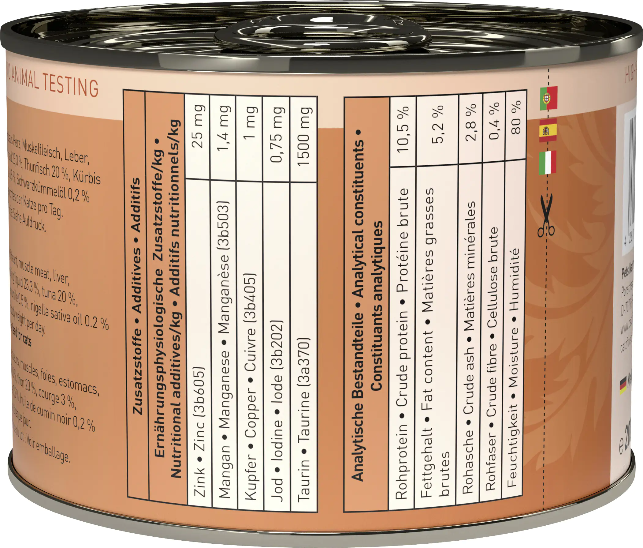 Catz Finefood Katzenfutter Classic No. 25 Huhn & Thunfisch 200 g