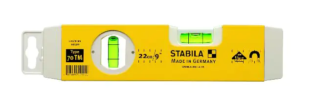 Stabila Torpedo-Wasserwaage Type 70TM 22 cm Magnetsystem