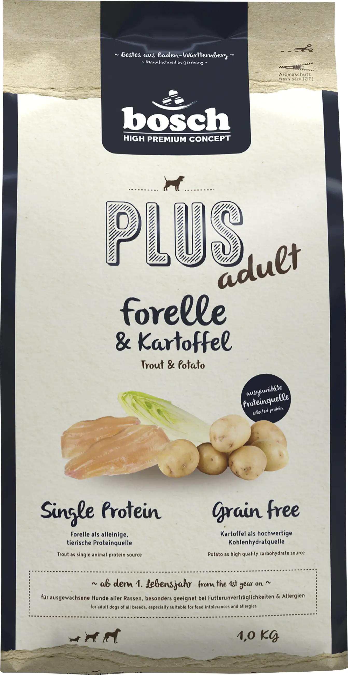 Bosch PLUS Forelle & Kartoffel 1 kg