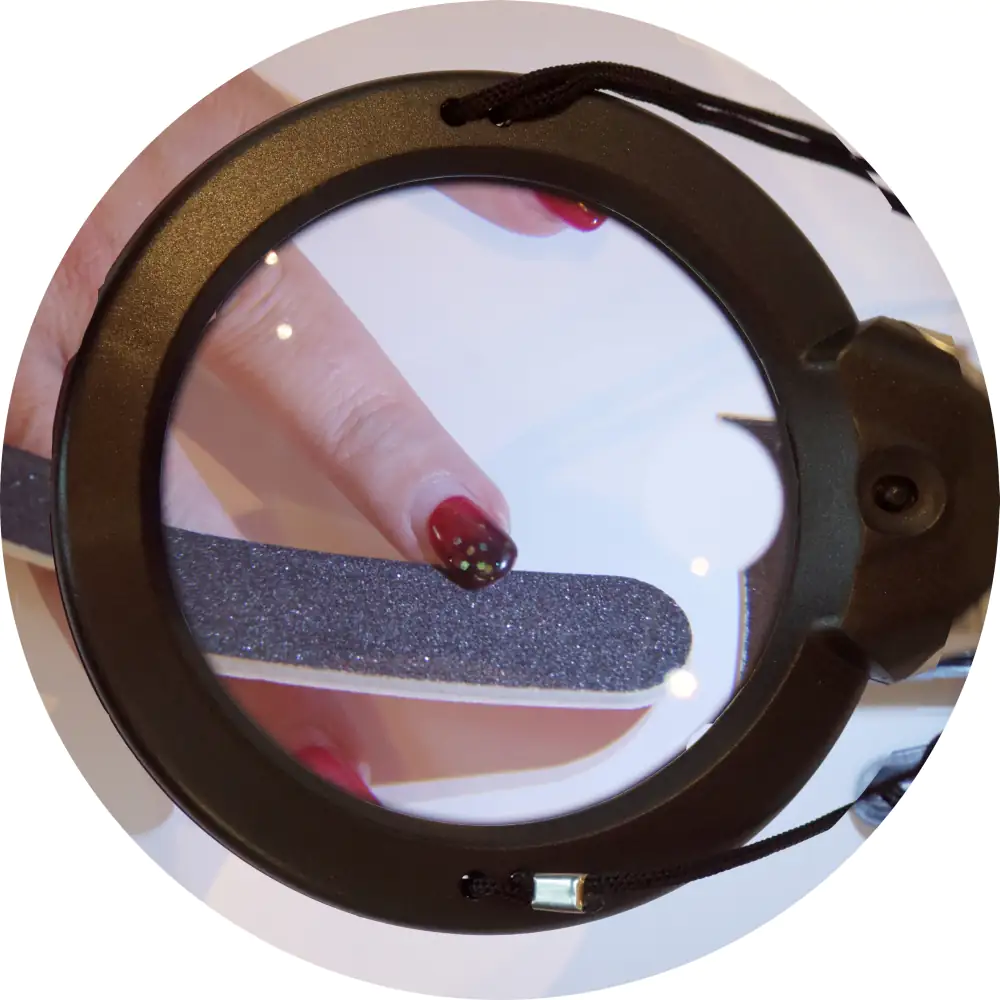 Digiphot Handarbeitslupe CM-22 2-fach Vergrößerung, 6-fach Spot, LED-Beleuchtung Digiphot Handarbeitslupe CM-22 2-fach Vergrößerung, 6-fach Spot, LED-Beleuchtung