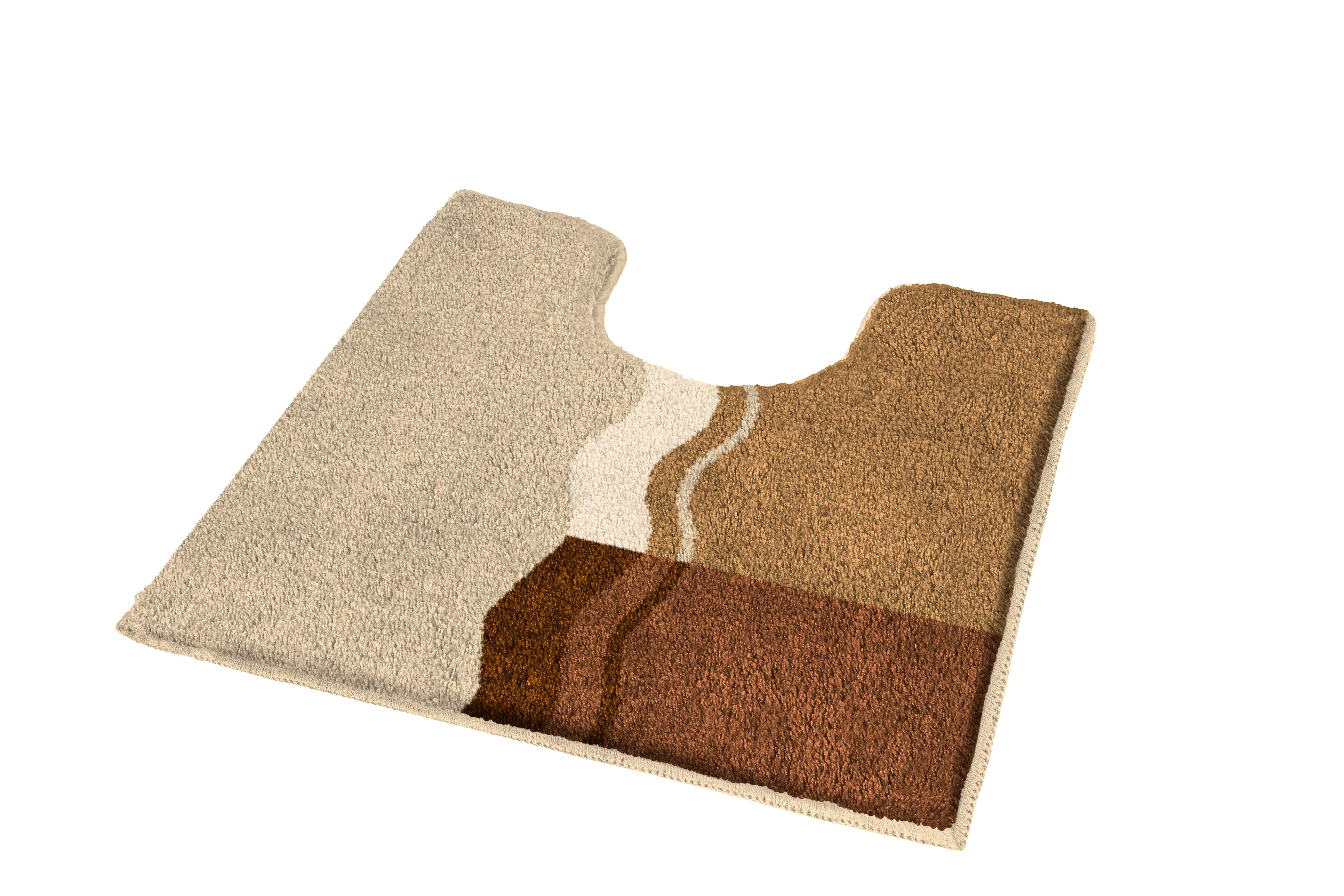 Kleine Wolke WC-Vorleger Vanessa 55 x 55 cm, rehbraun