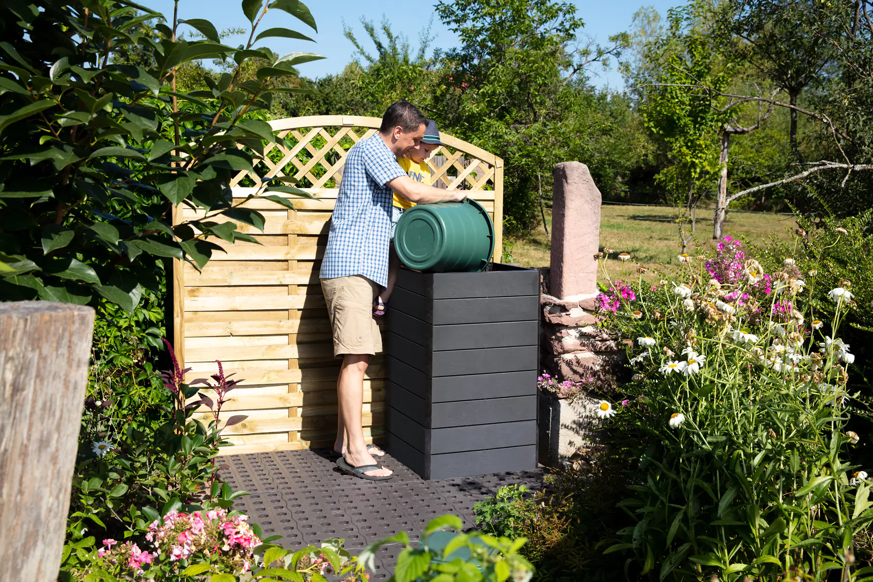 Garantia Hochbeet Ergo Quadro S 60 x 60 x 25 cm (L x B x H)