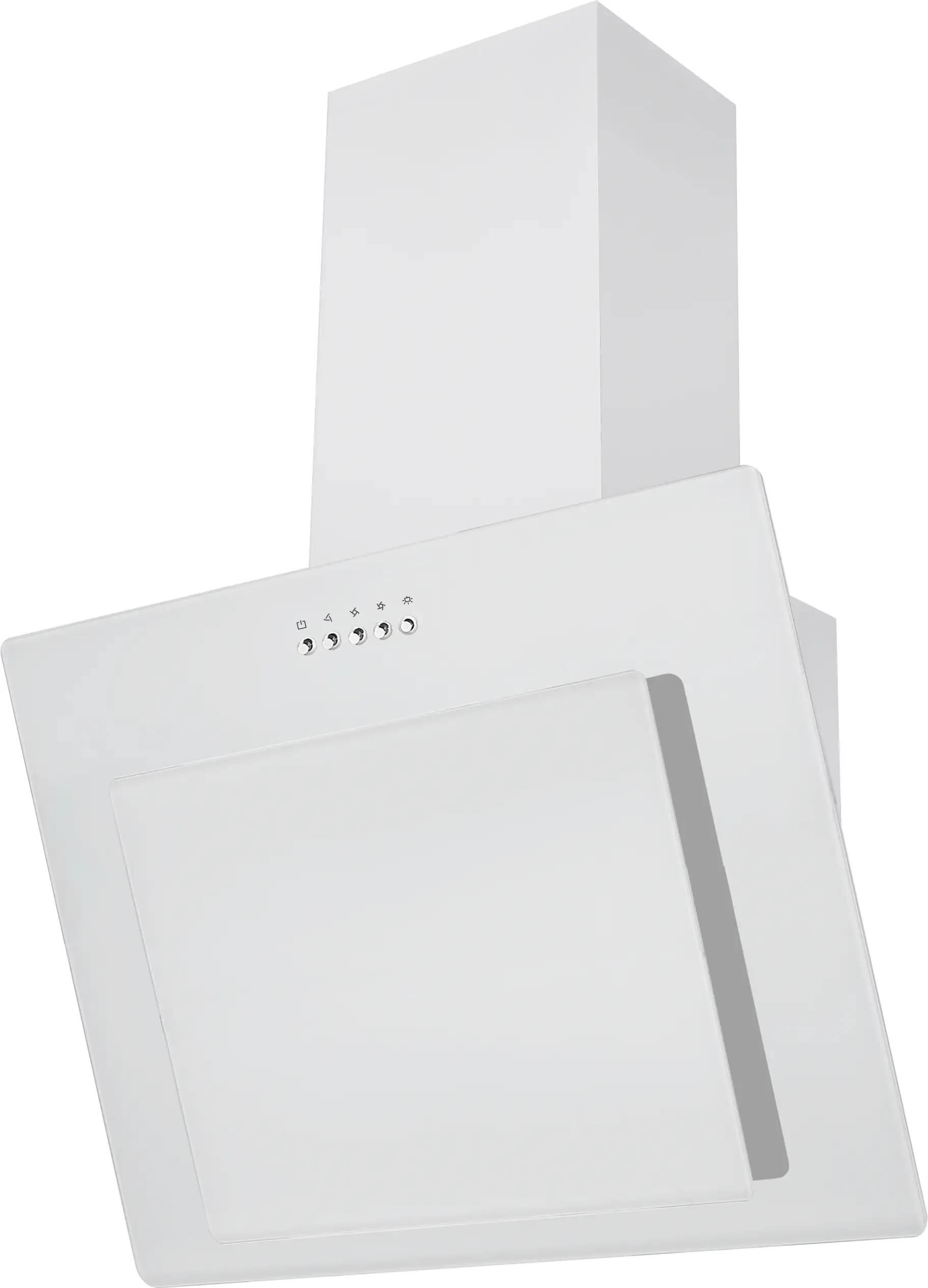 respekta kopffreie Schräghaube 60 cm Glas weiß Typ / Modell: CH 21060 WB 60 cm