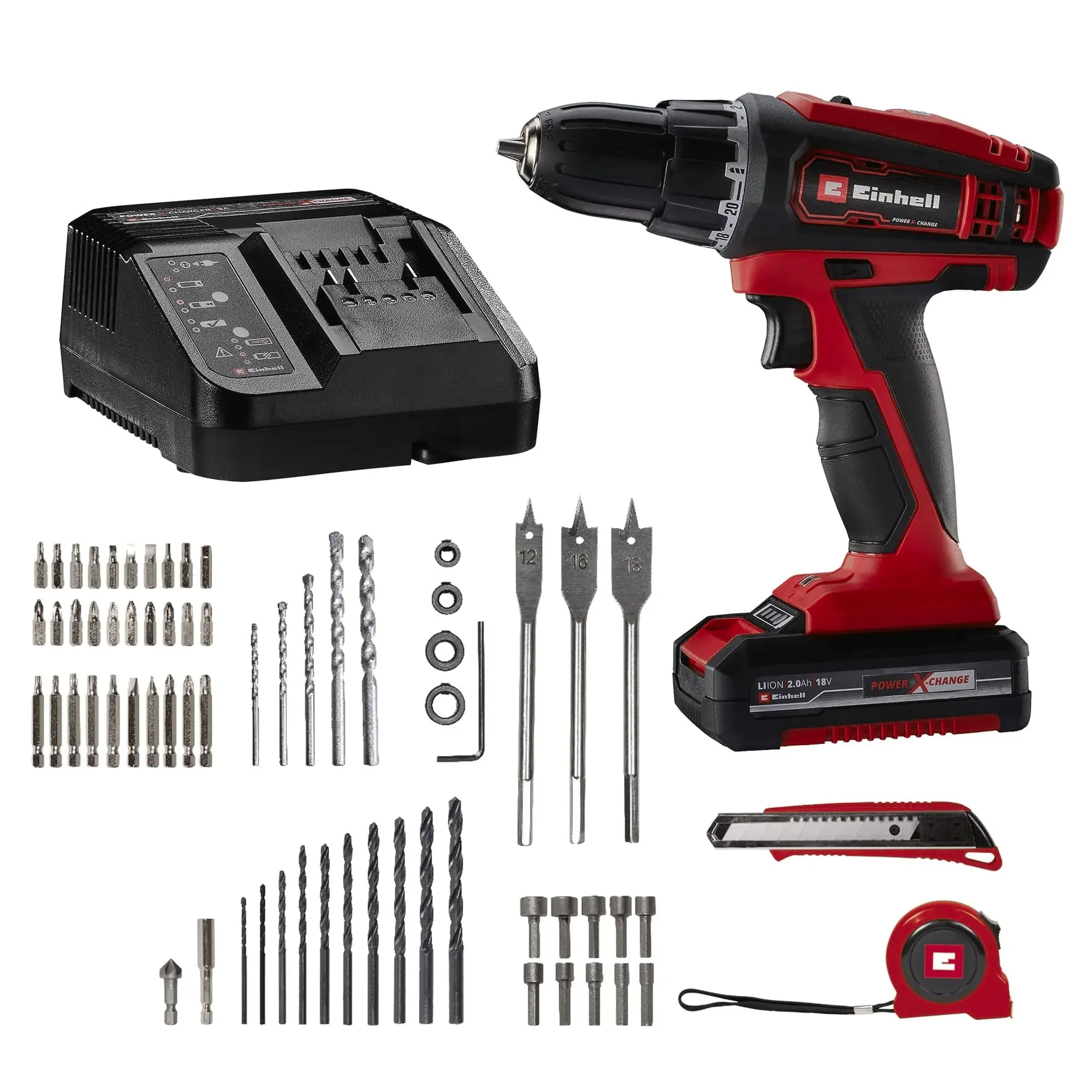 Einhell Akku-Bohrschrauber Mobile Werkstatt TC-AS 18 Li Set inkl. Akku & Ladegerät